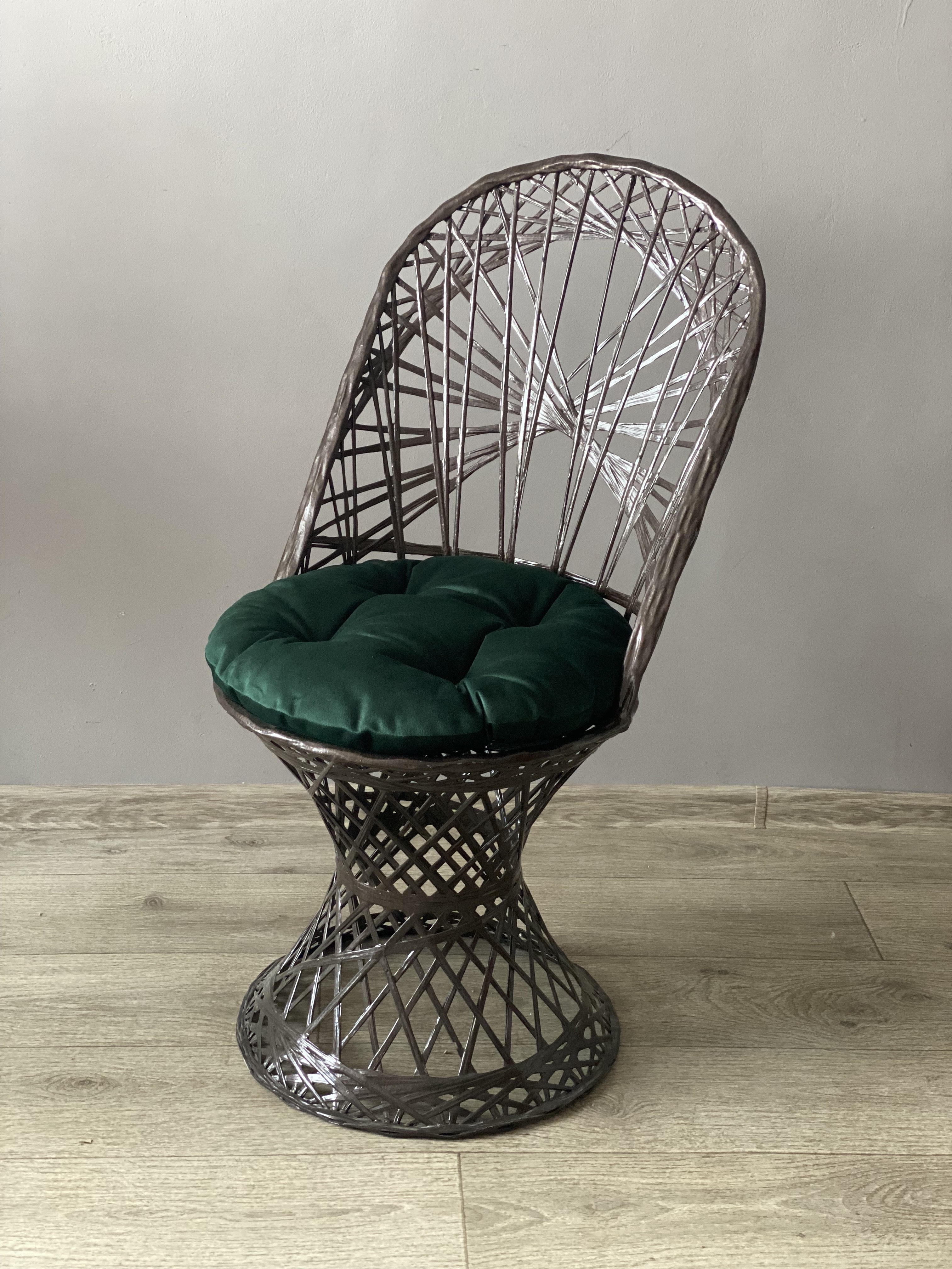 Изображение товара Кресло садовое Ajurio КП_02-15 Provance 44 см x 61 см x 96 см текстиль коричневый