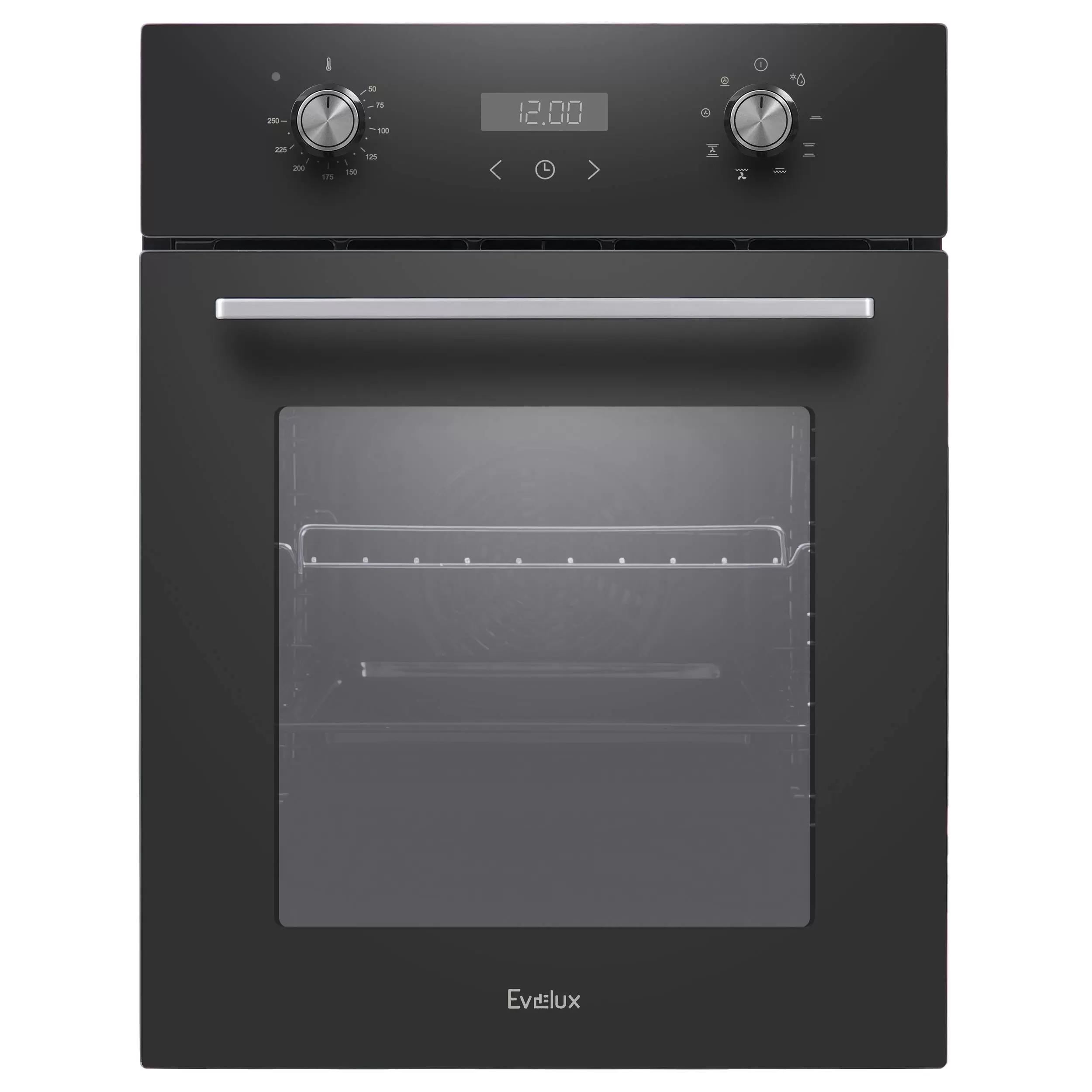 Изображение товара Встраиваемый духовой шкаф Evelux eo 440 pb 45х59.5х56.5 см цвет черный
