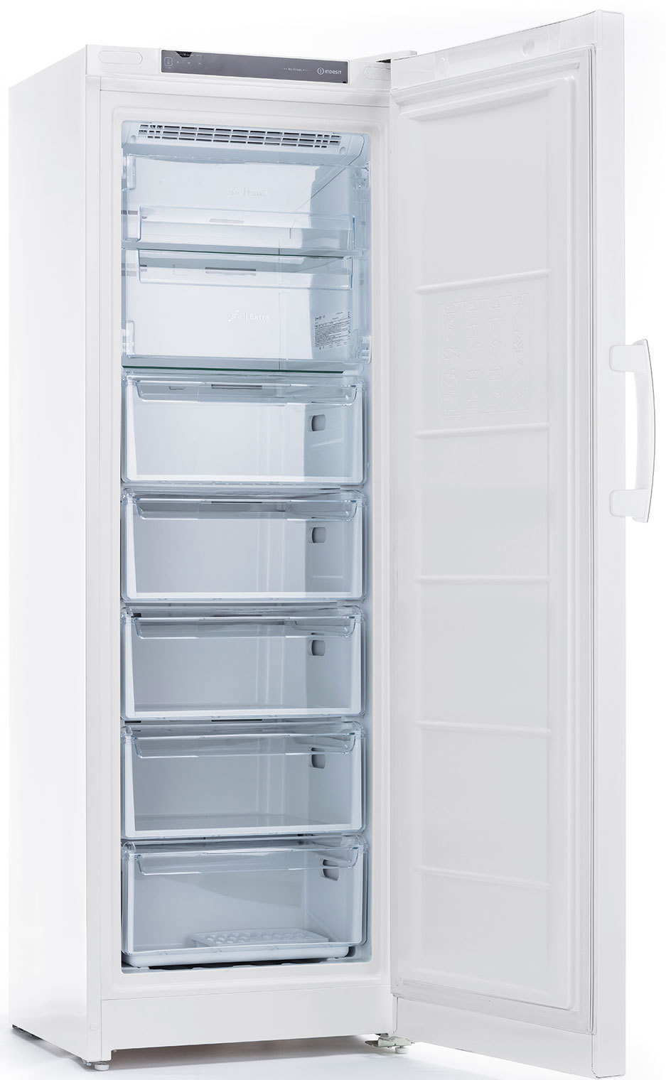 Изображение товара Отдельностоящая морозильная камера Indesit 869991551730 60x175x64 см цвет белый Изображение товара Отдельностоящая морозильная камера Indesit 869991551730 60x175x64 см цвет белый