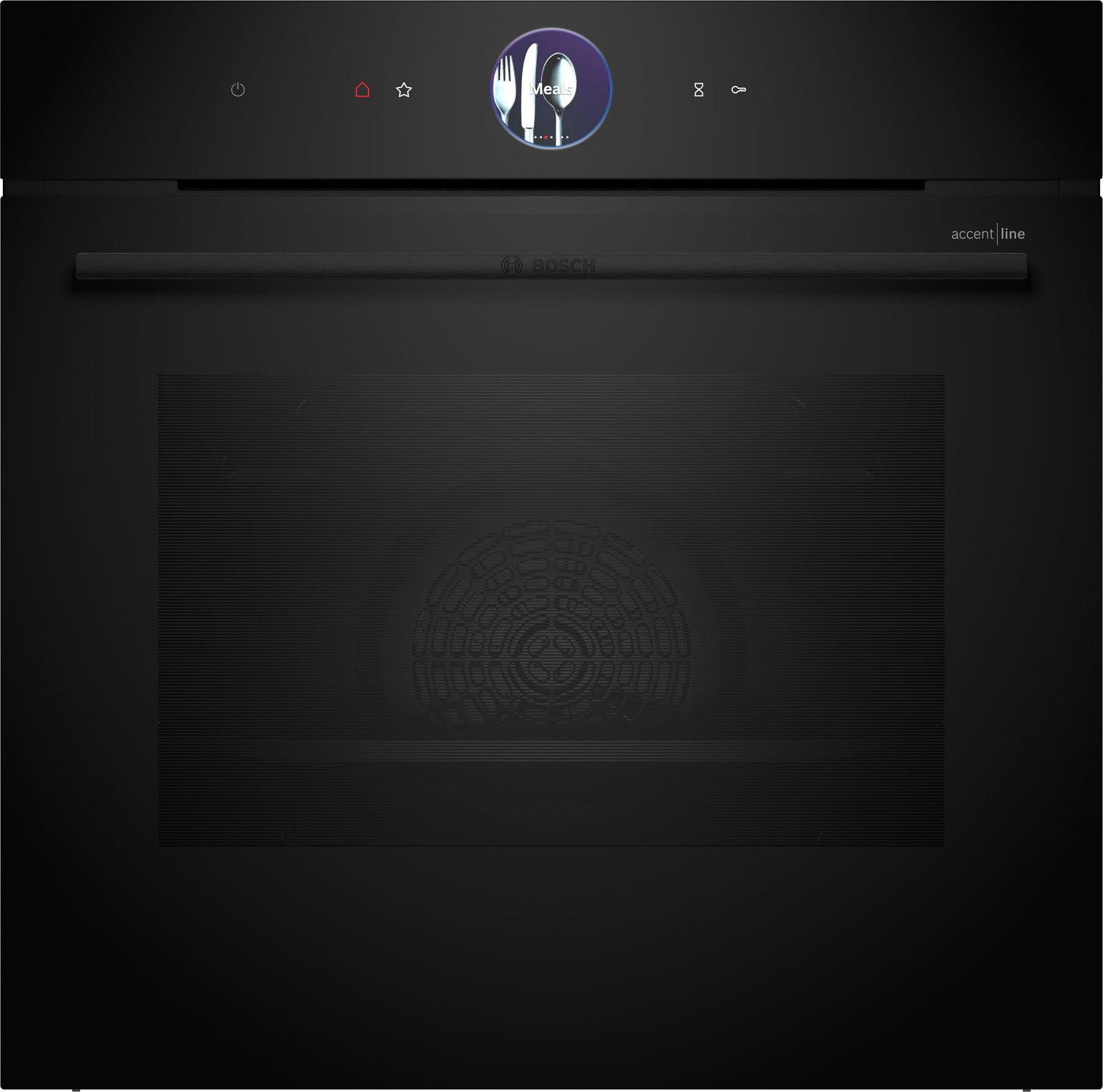 Изображение товара Встраиваемый духовной шкаф Bosch HBG9763B1S 71л черный с системой Home connect