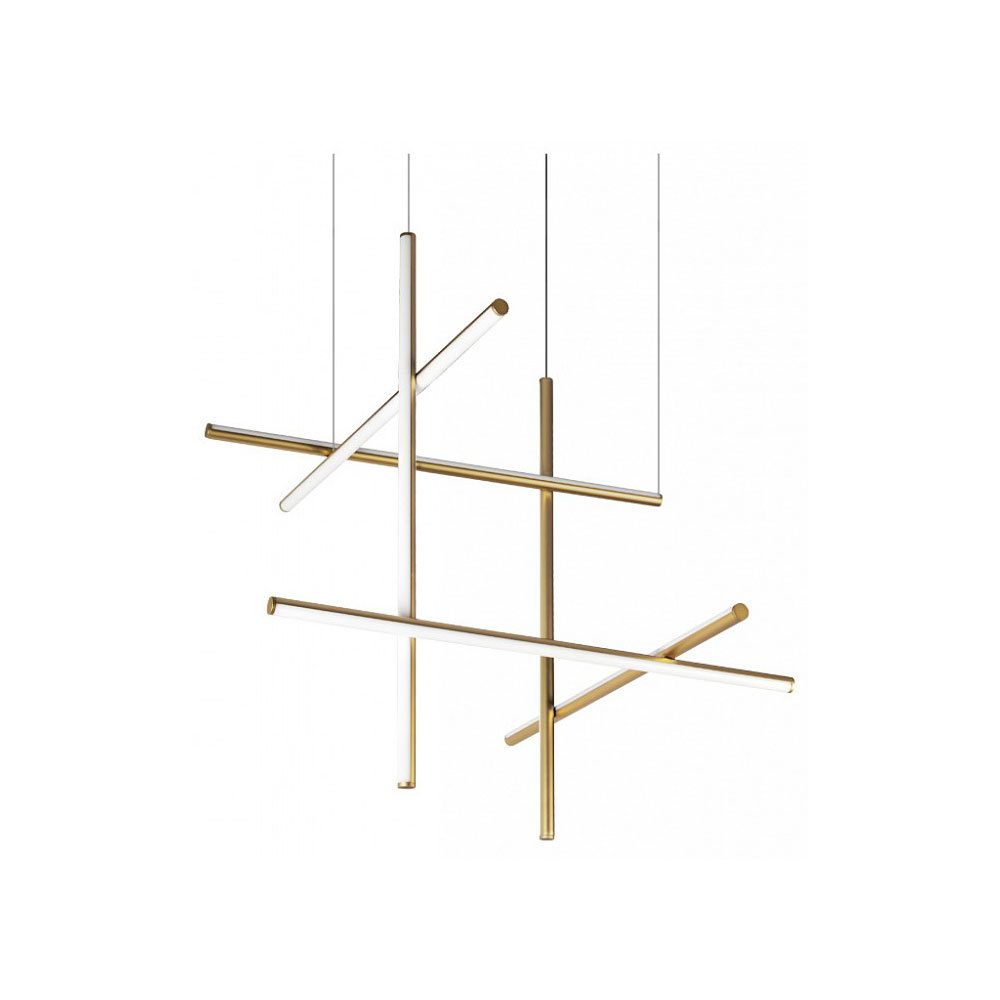 Изображение товара Светильник подвесной светодиодный Loft It Coordinates 10393/c 10 м² нейтральный белый свет цвет золото