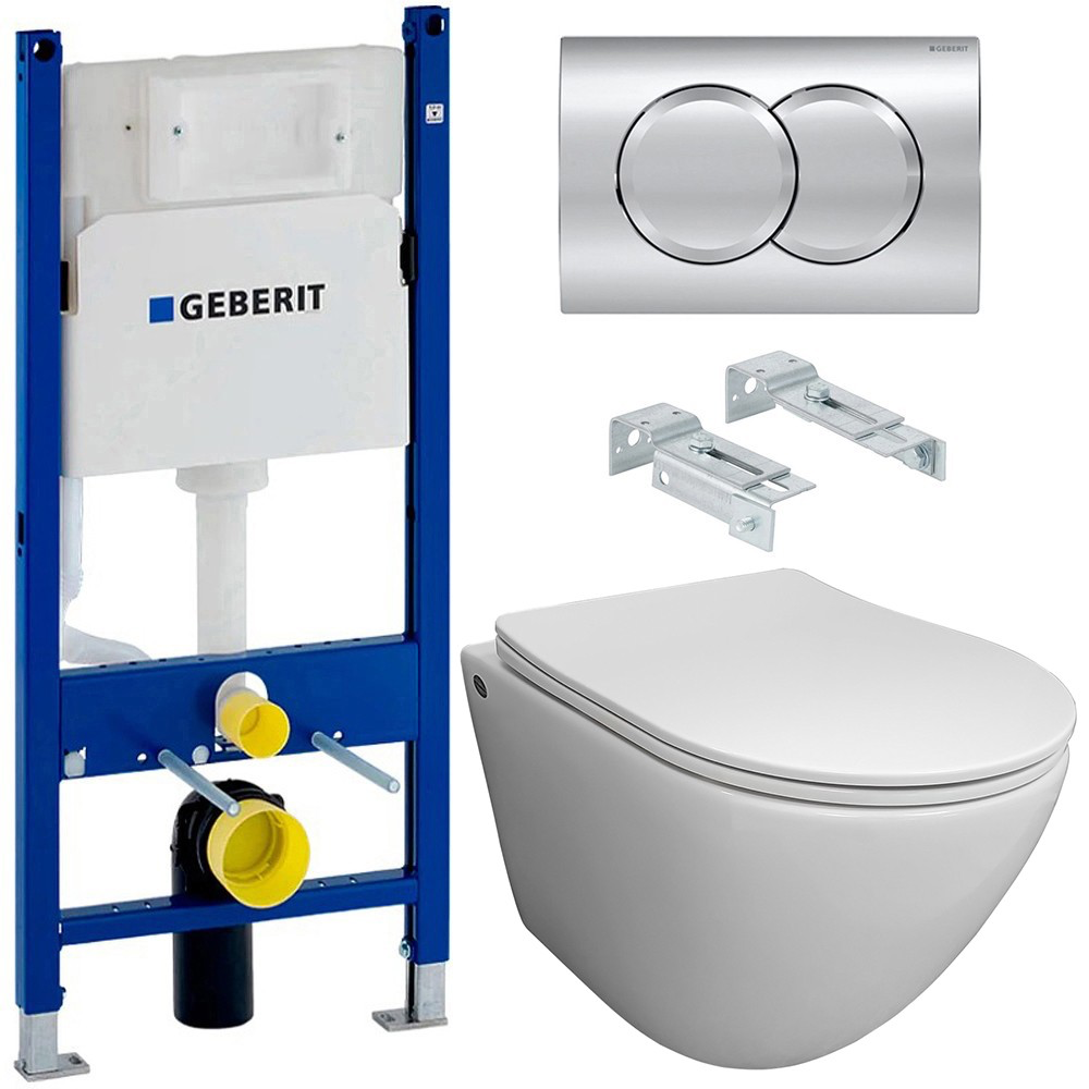 Изображение товара Комплект инсталляция Geberit с унитазом Bloomix Trend 3.0