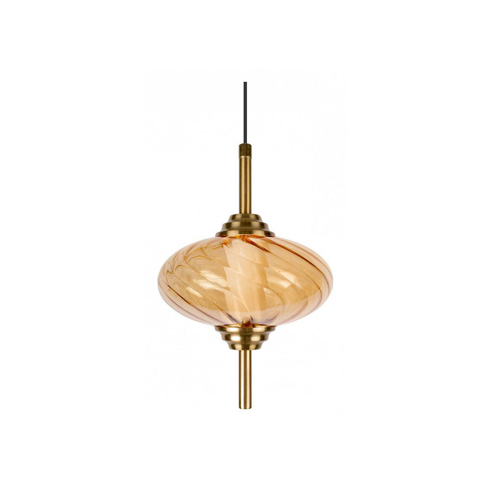 Изображение товара Светильник подвесной светодиодный Loft It Helix 10421/c amber 3 м² нейтральный белый свет цвет бронза
