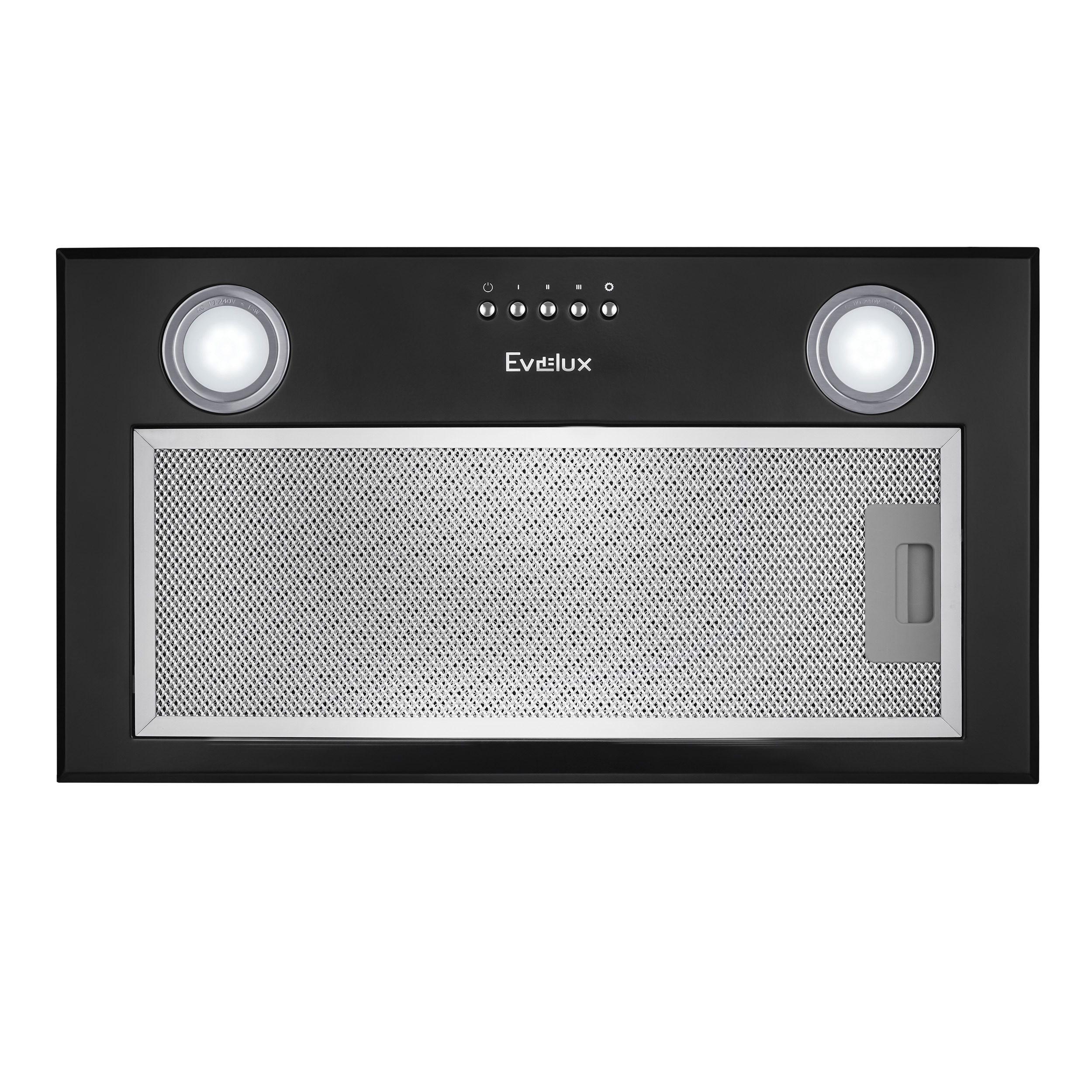 Изображение товара Встраиваемая вытяжка Evelux Margit 60 B черная 52.5 см для современной кухни