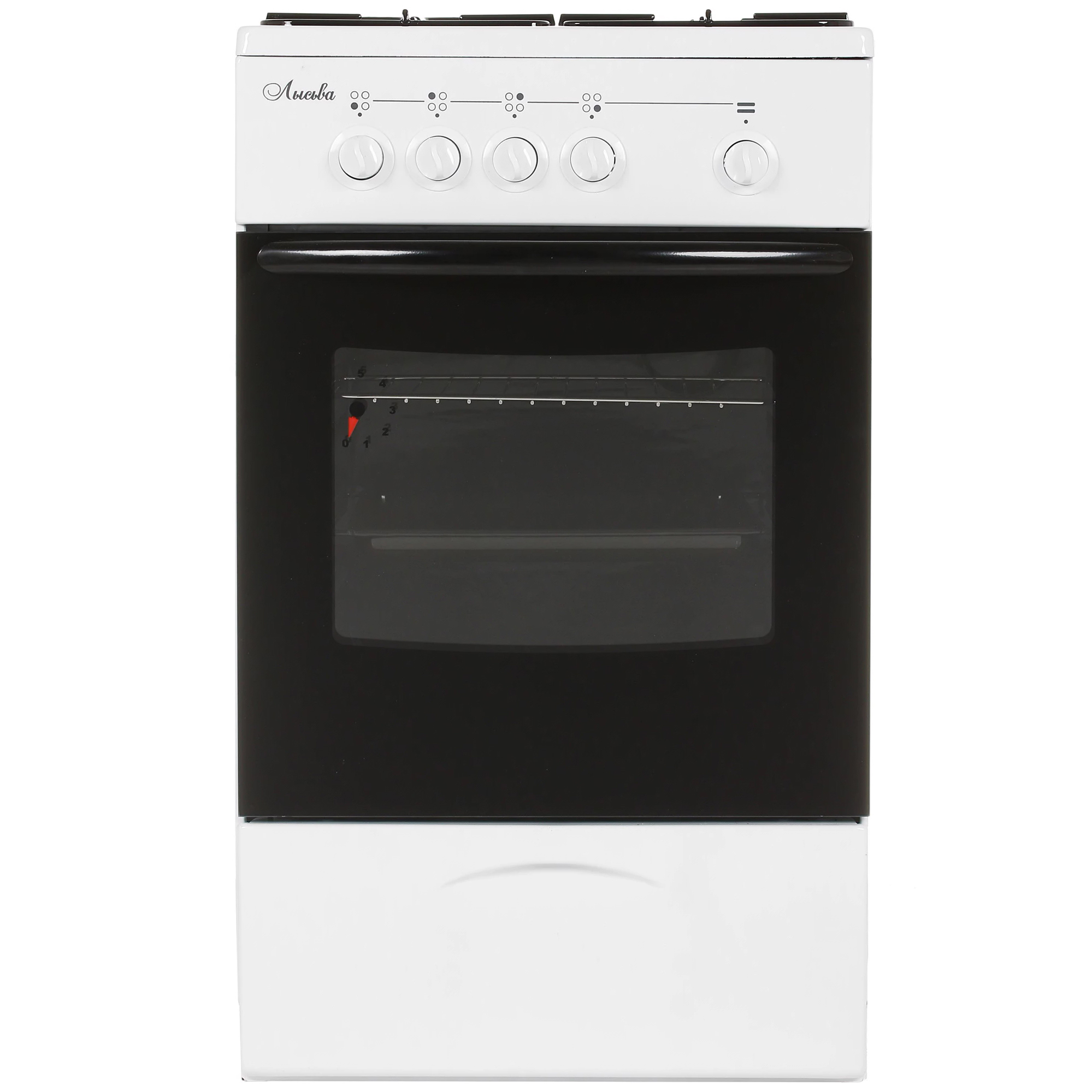 Изображение товара Газовая плита с духовкой Лысьва 263250 50x85x60 см белая