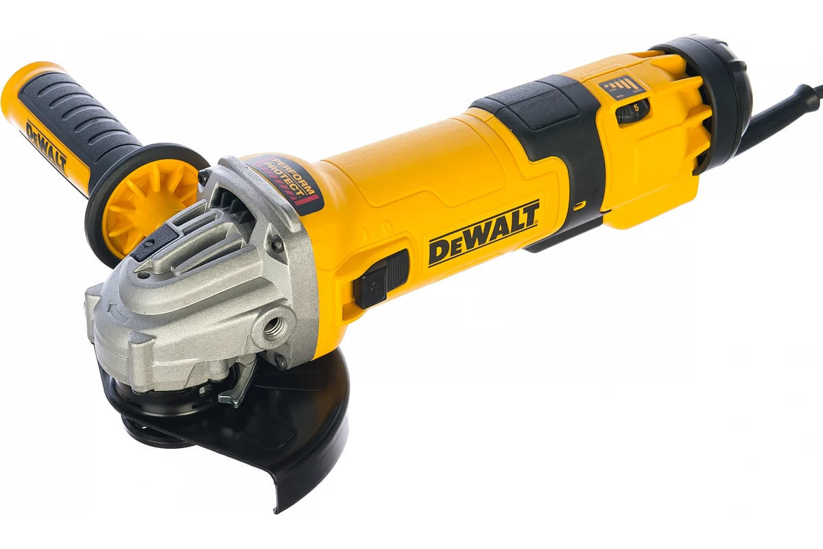 Изображение товара УШМ сетевая Dewalt DWE4257, DWE4257-KS, 1500 Вт, 125 мм