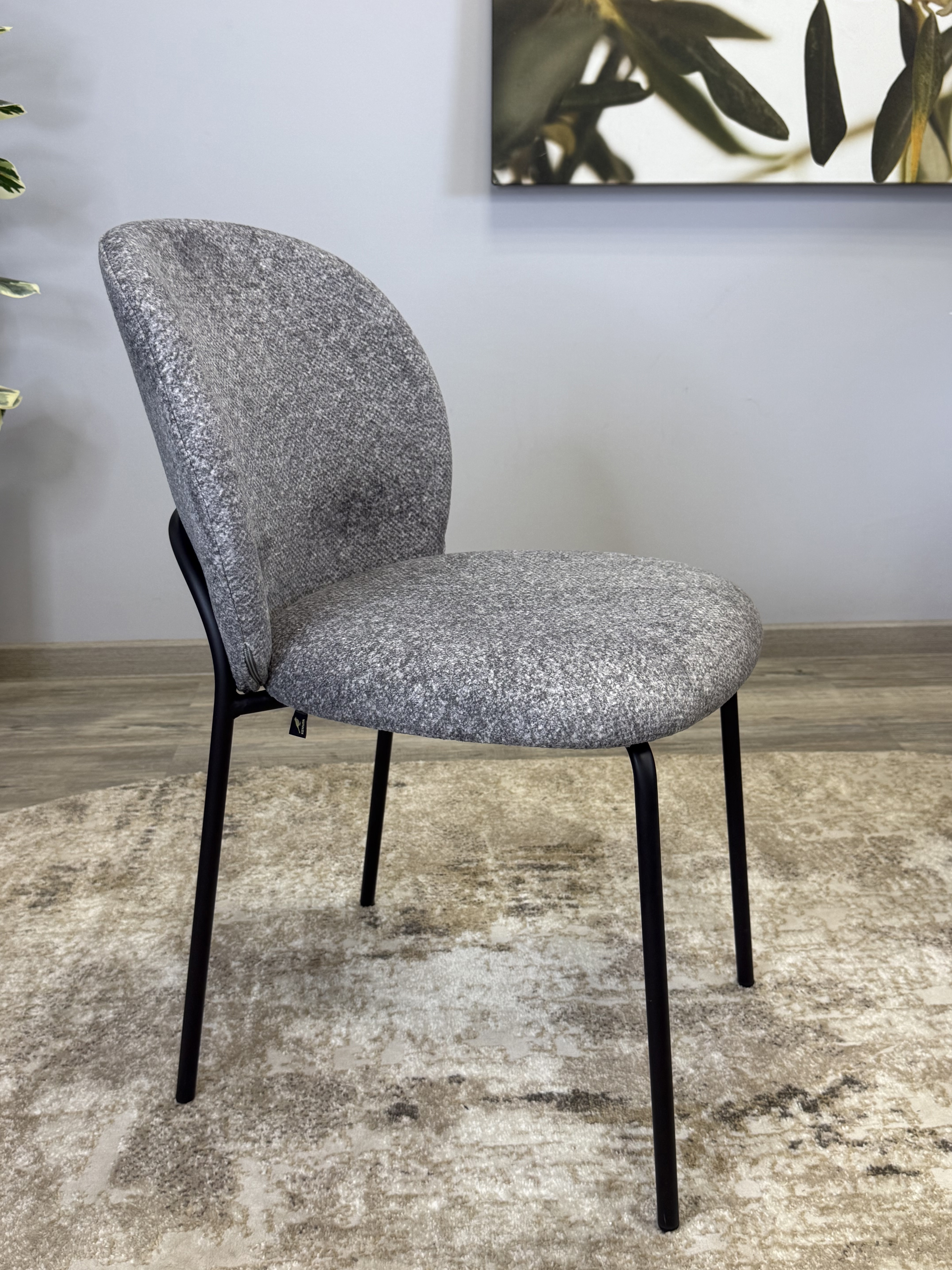 Изображение товара Комплект 2 кухонных стульев Kenner Sd 48x82.5x47см ткань серый современный дизайн