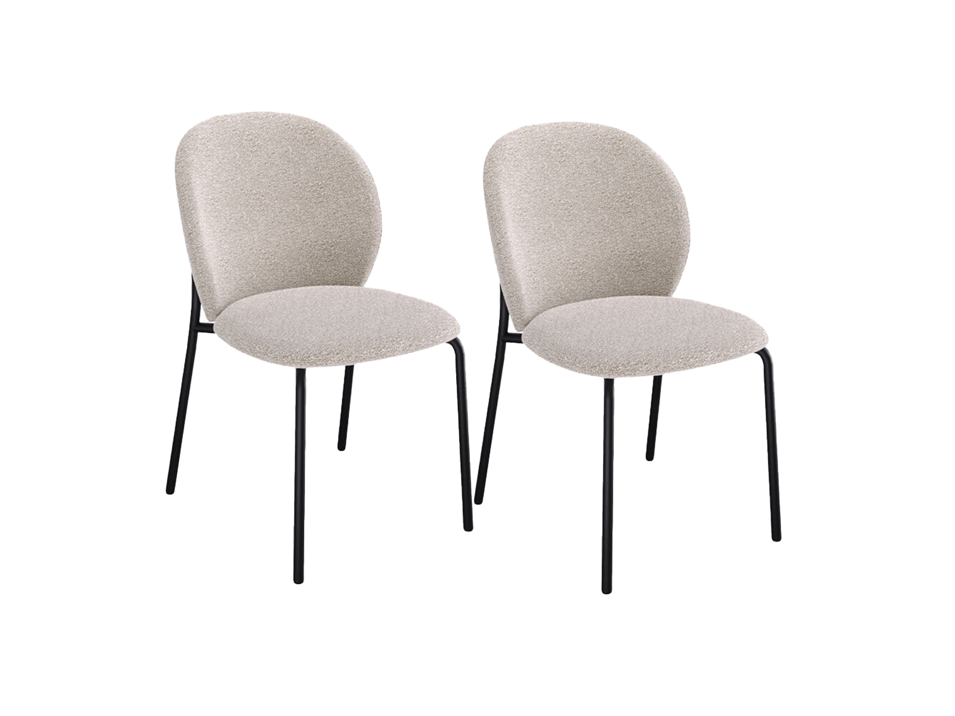 Изображение товара Комплект 2 кухонных стульев Kenner Sd бежевый современный стиль надежный каркас