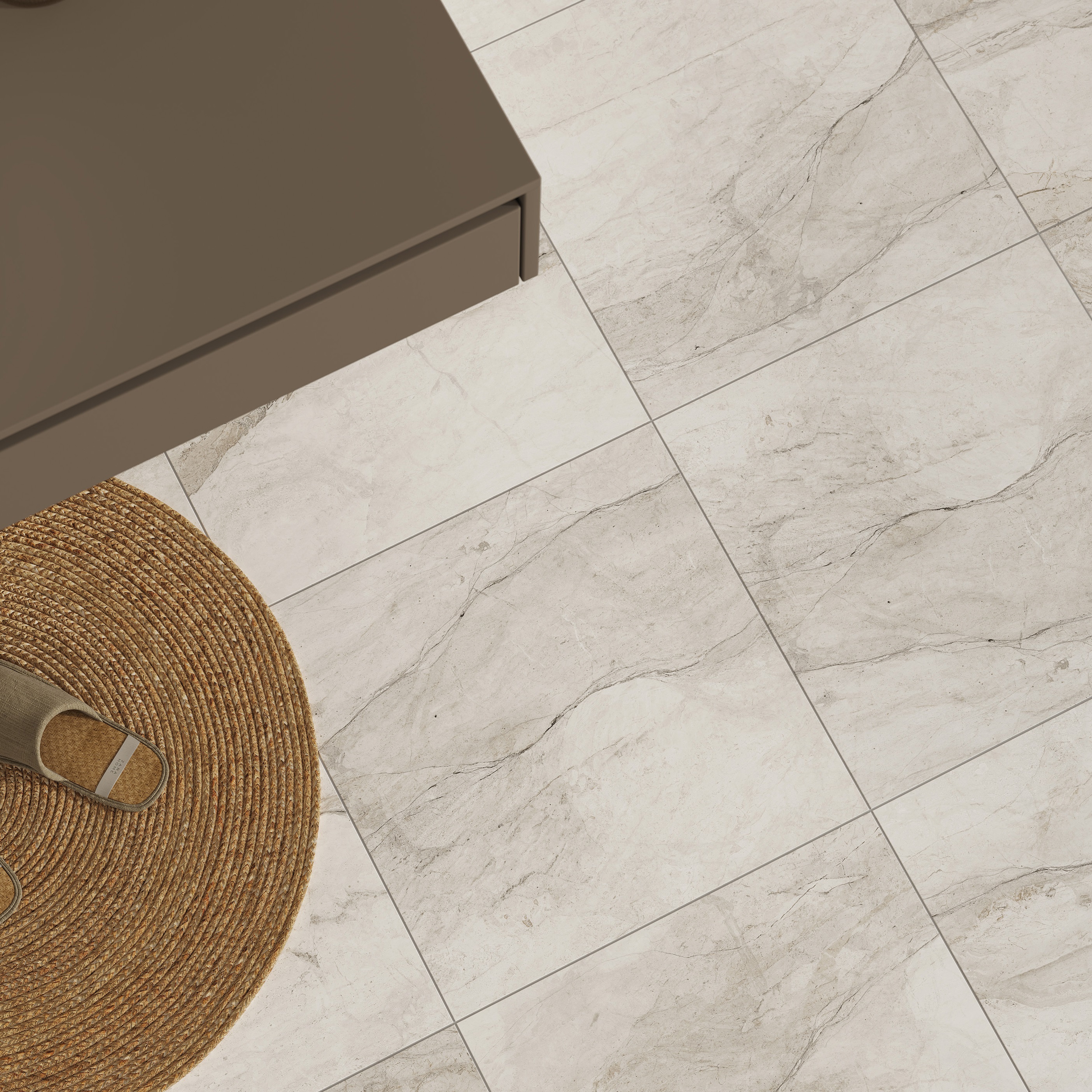 Изображение товара Глазурованный керамогранит Cersanit Liana Камень 42x42 см бежевый матовый