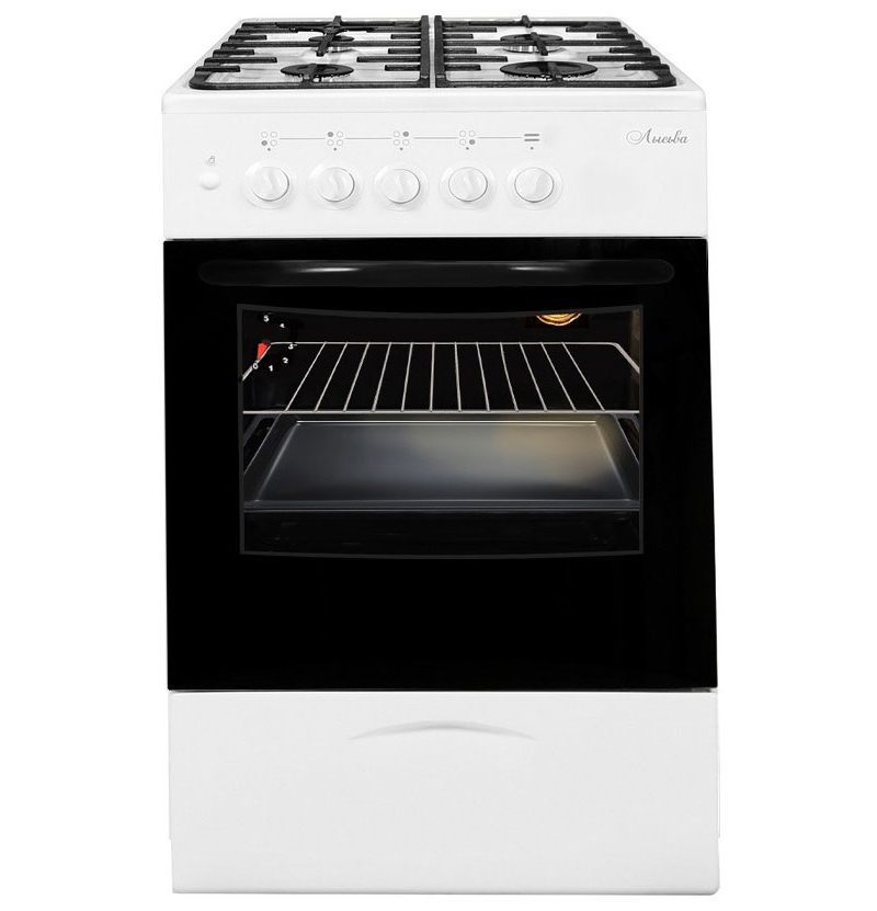 Изображение товара Газовая плита с духовкой Лысьва 263241 50x85x60 см цвет белый