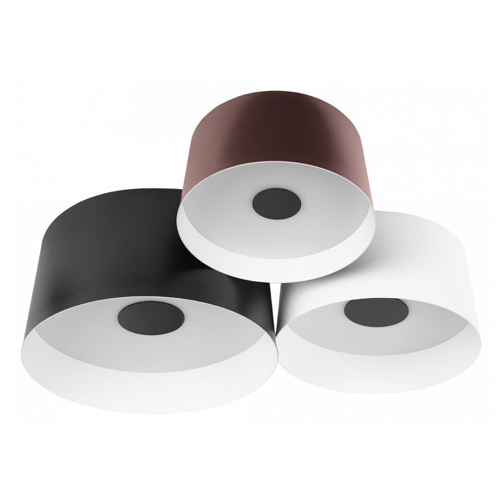 Изображение товара Люстра потолочная светодиодная Loft It Duo 10360/3 черная 12 м²