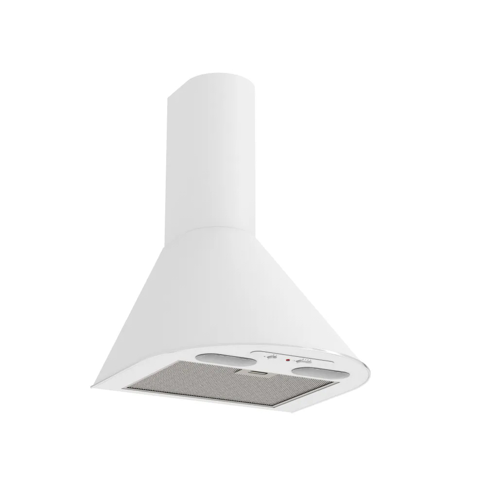 Изображение товара Вытяжка Elikor Эпсилон 50 белый/серебряный кант 50 см цвет белый