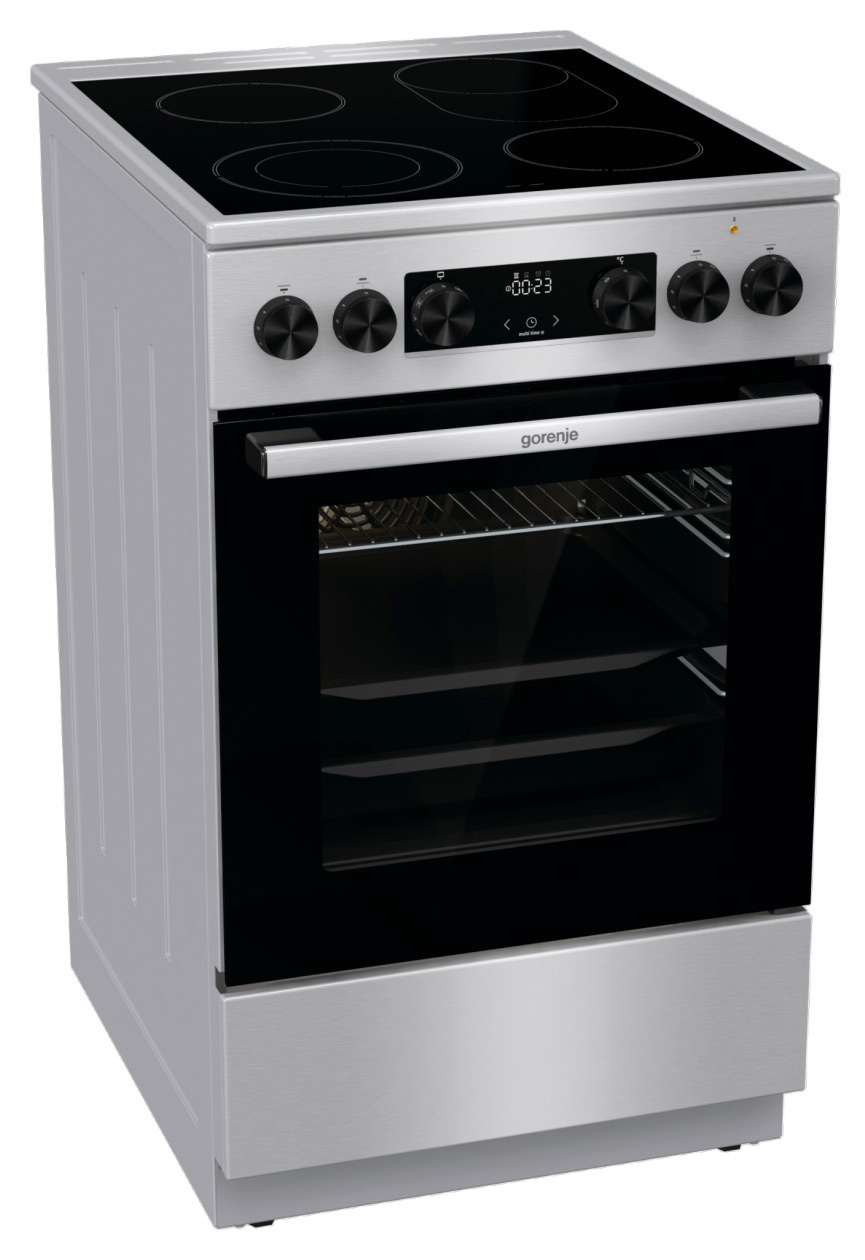 Изображение товара Кухонная плита Gorenje 1844176 72x95x58 см цвет серый / серебристый