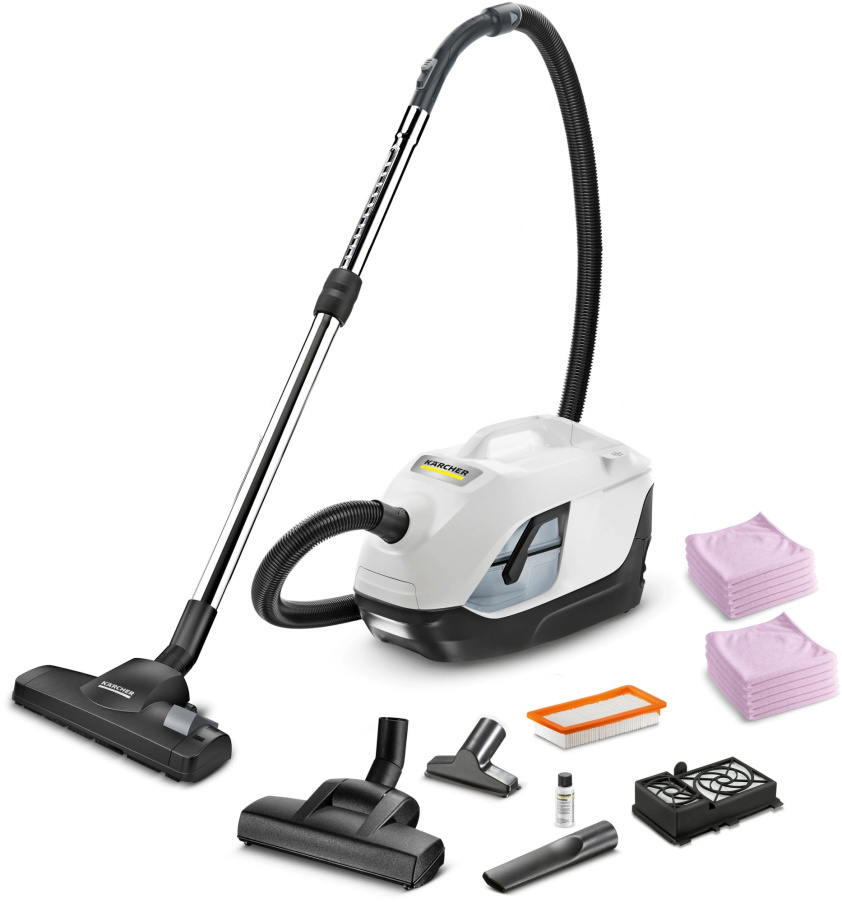 Изображение товара Пылесос с контейнером с влажной уборкой Karcher Ds 6 plus anniversary edition 650 Вт 1 л цвет белый
