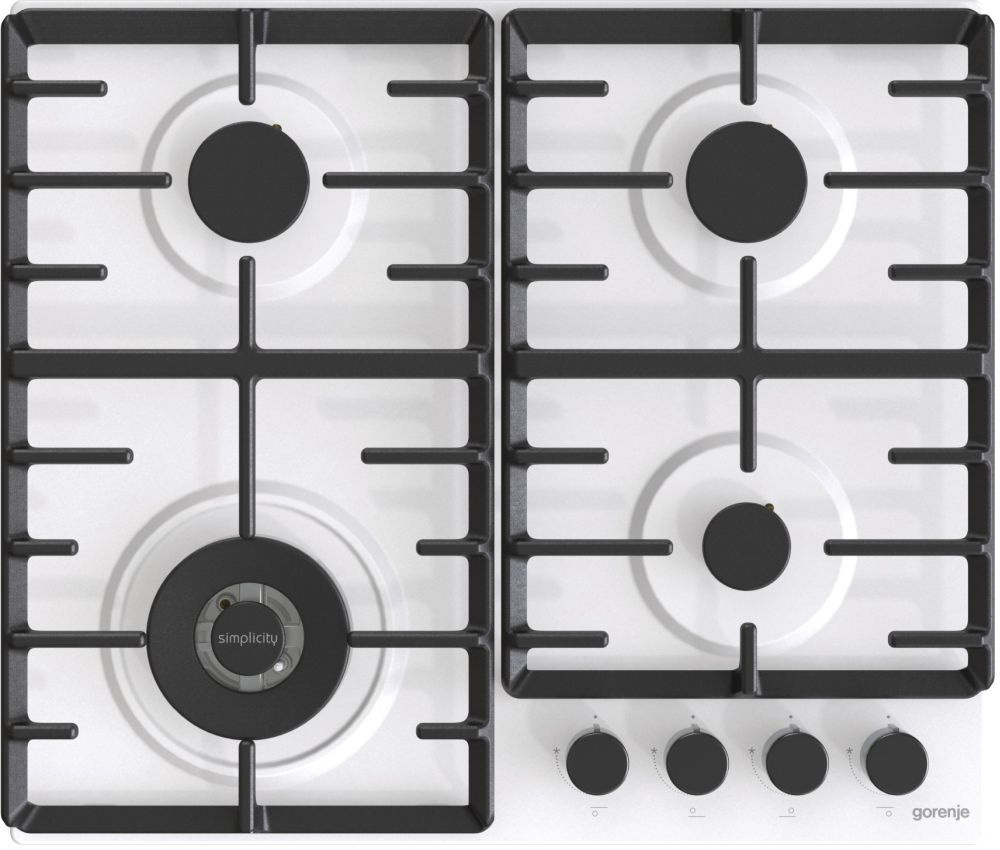 Изображение товара Газовая варочная панель Gorenje GW642SYW 58 см 4 конфорки белая