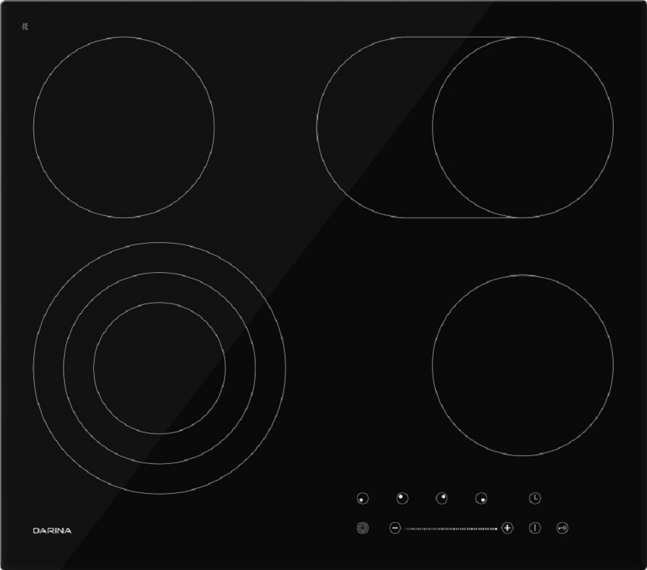 Изображение товара Электрическая варочная панель Darina 4P E 329 B 57 см 4 конфорки цвет черный