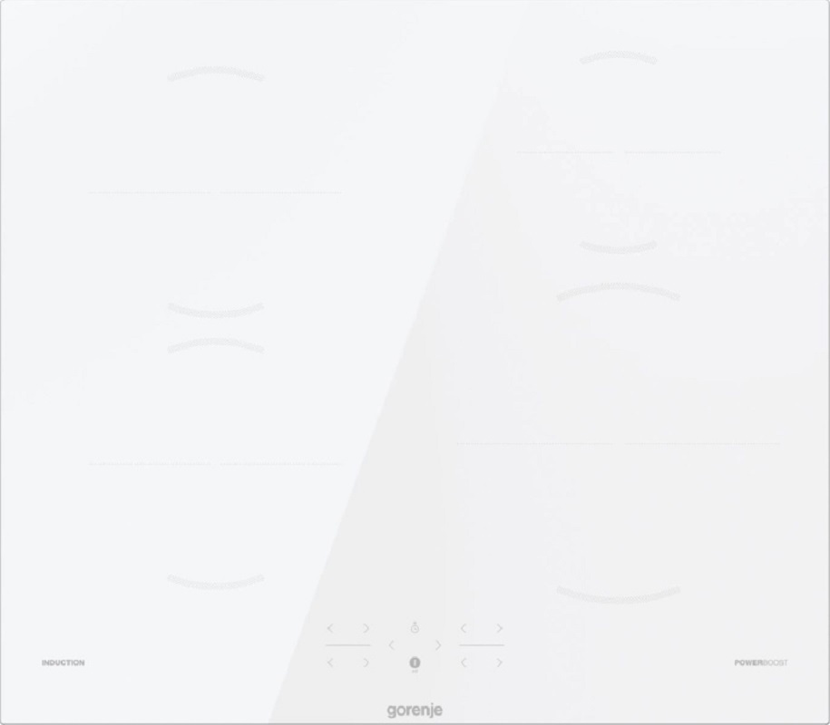 Изображение товара Электрическая варочная панель Gorenje GI6401WSC белый 4 конфорки 56 см индукционная