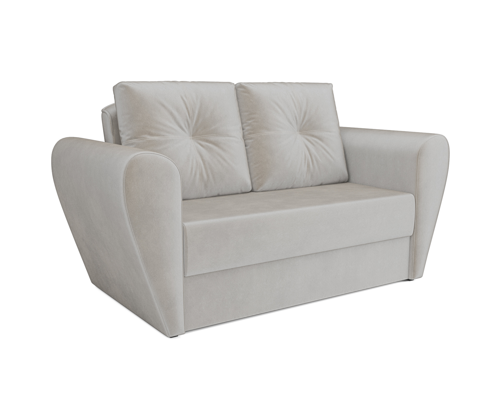 Изображение товара Диван прямой Мебель-арс Квартет 165x90x82 см бежевый вельвет Россия