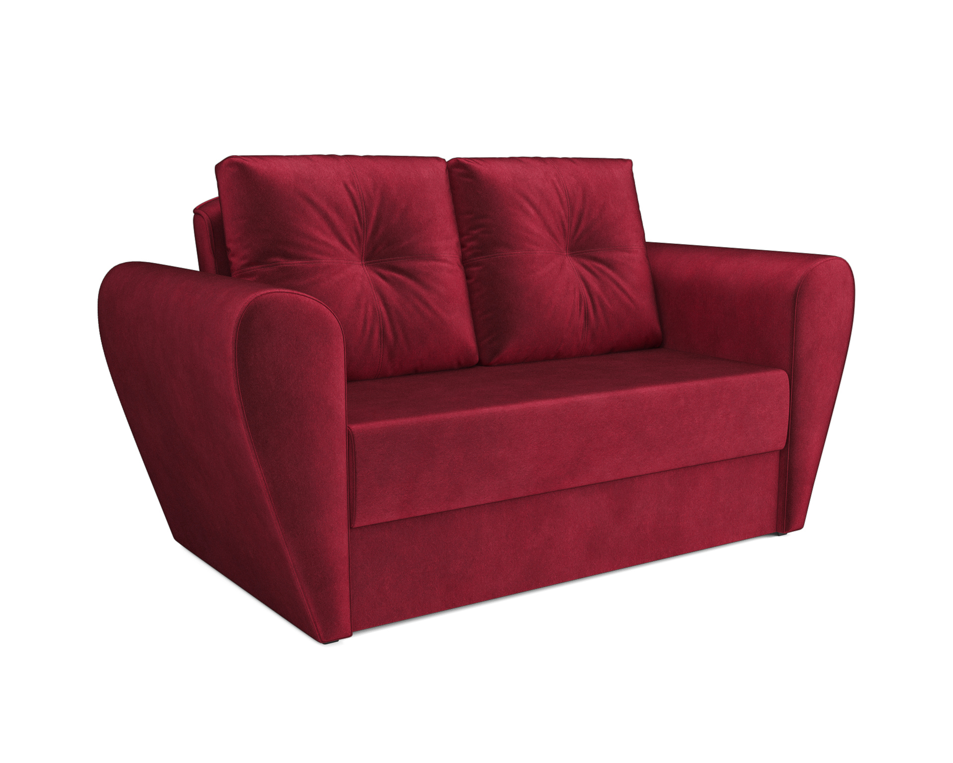 Изображение товара Диван прямой Мебель-арс Квартет 165x90x82 см красный