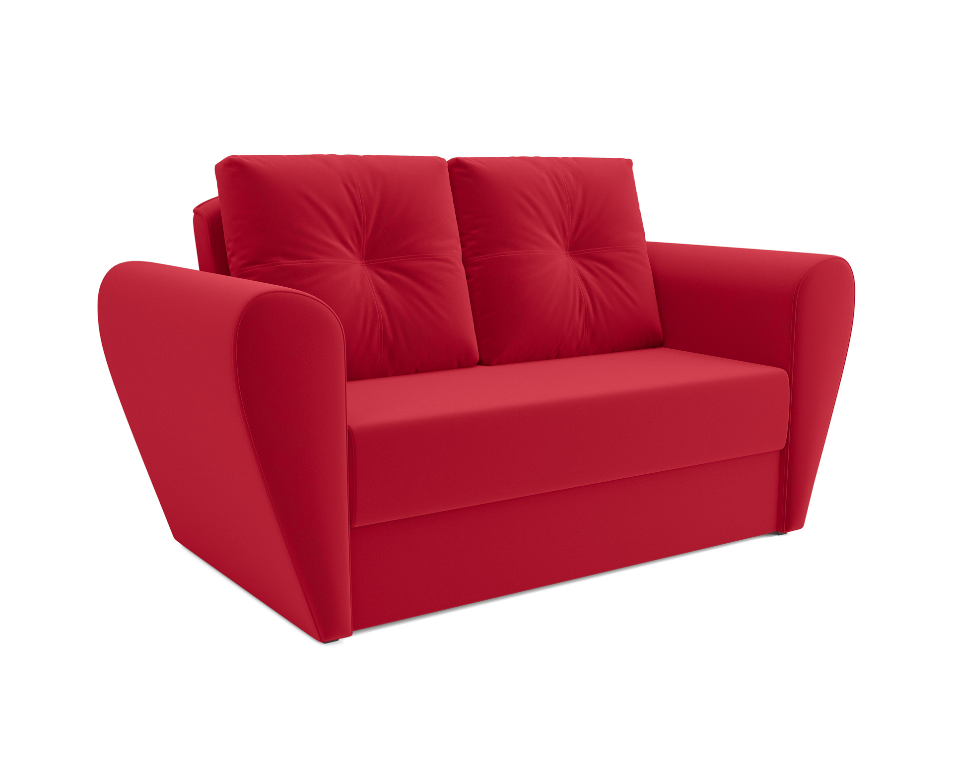 Изображение товара Диван прямой Мебель-арс Квартет 165x90 см красный