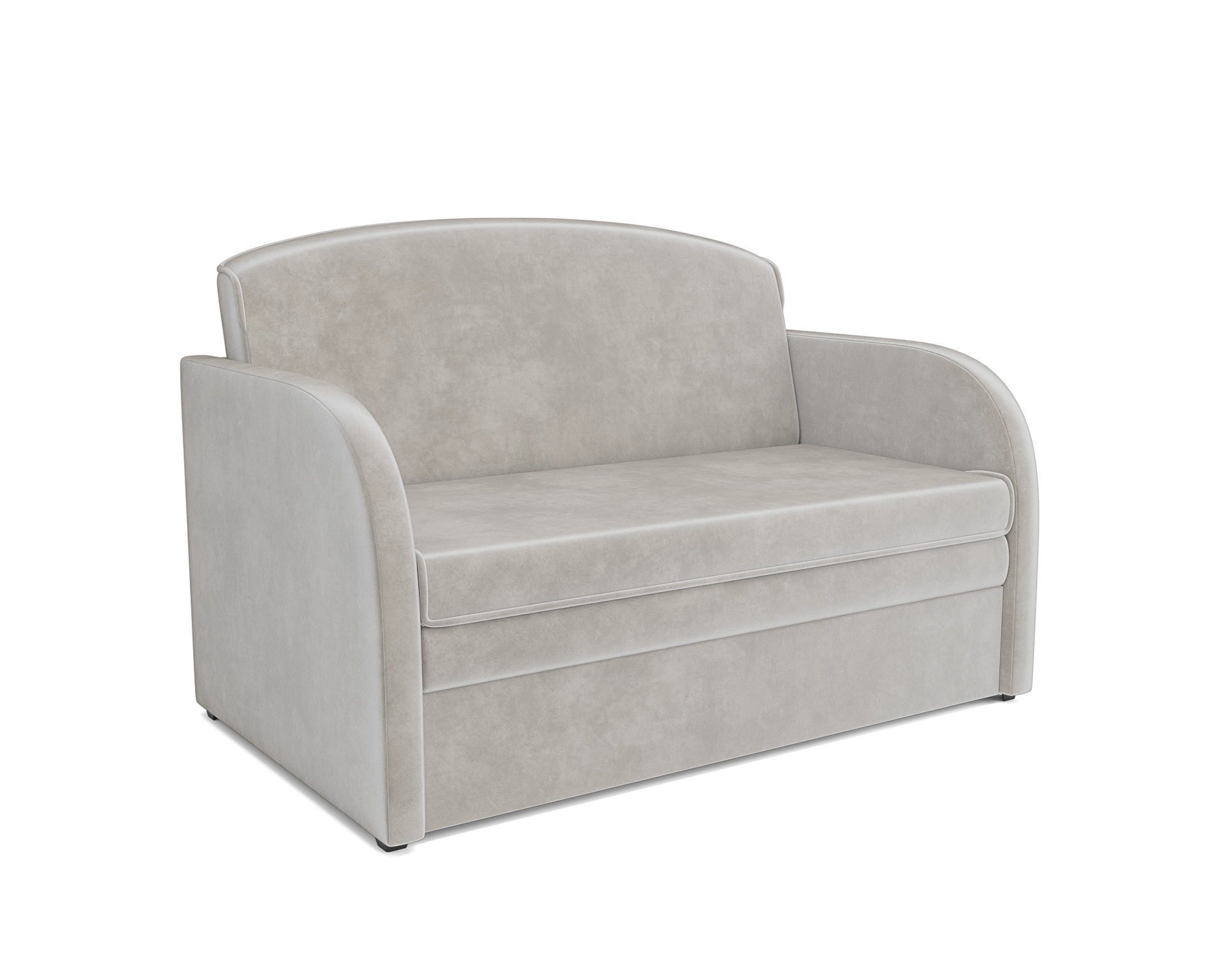 Изображение товара Диван прямой Мебель-арс Малютка 135x92x80 см вельвет цвет бежевый star velvet 6 light beige