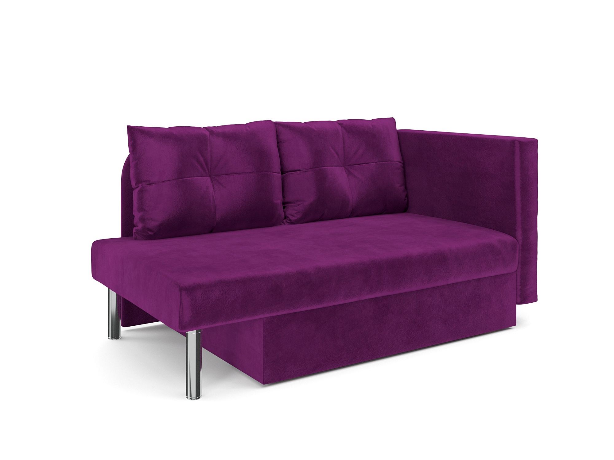 Изображение товара Диван прямой Мебель-арс Софа Алиса 150x83x80 см велюр цвет фиолетовый