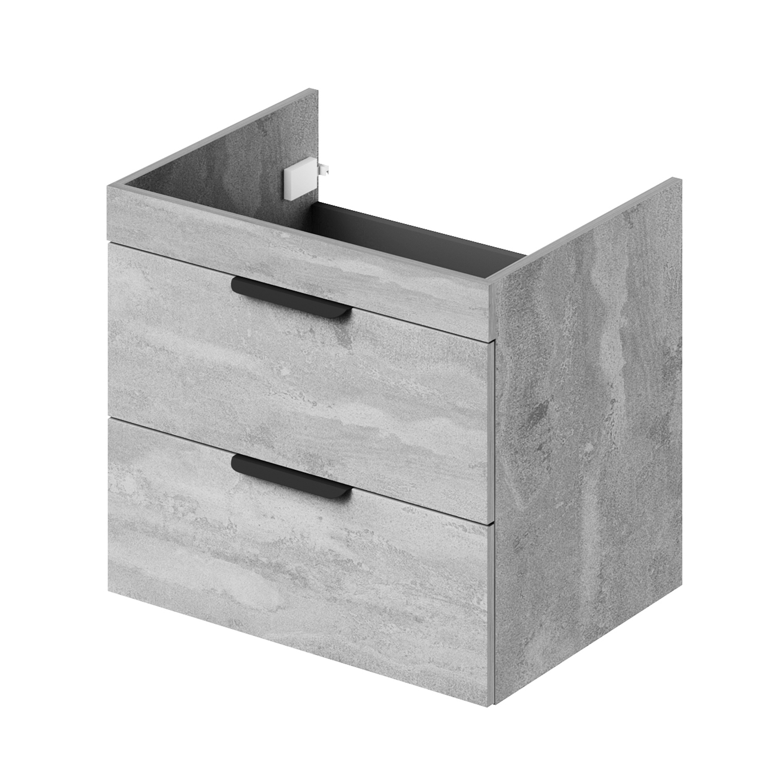 Изображение товара Тумба под раковину подвесная Итана Alta 60 590x443x520 под раковину Clarissa 60 Бетонный камень