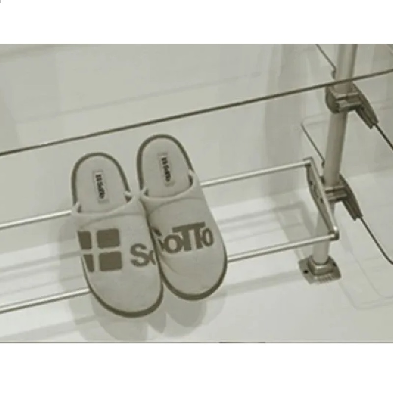 Изображение товара Обувница системы хранения Holl-System 1 м серый металл складная регулировка высоты