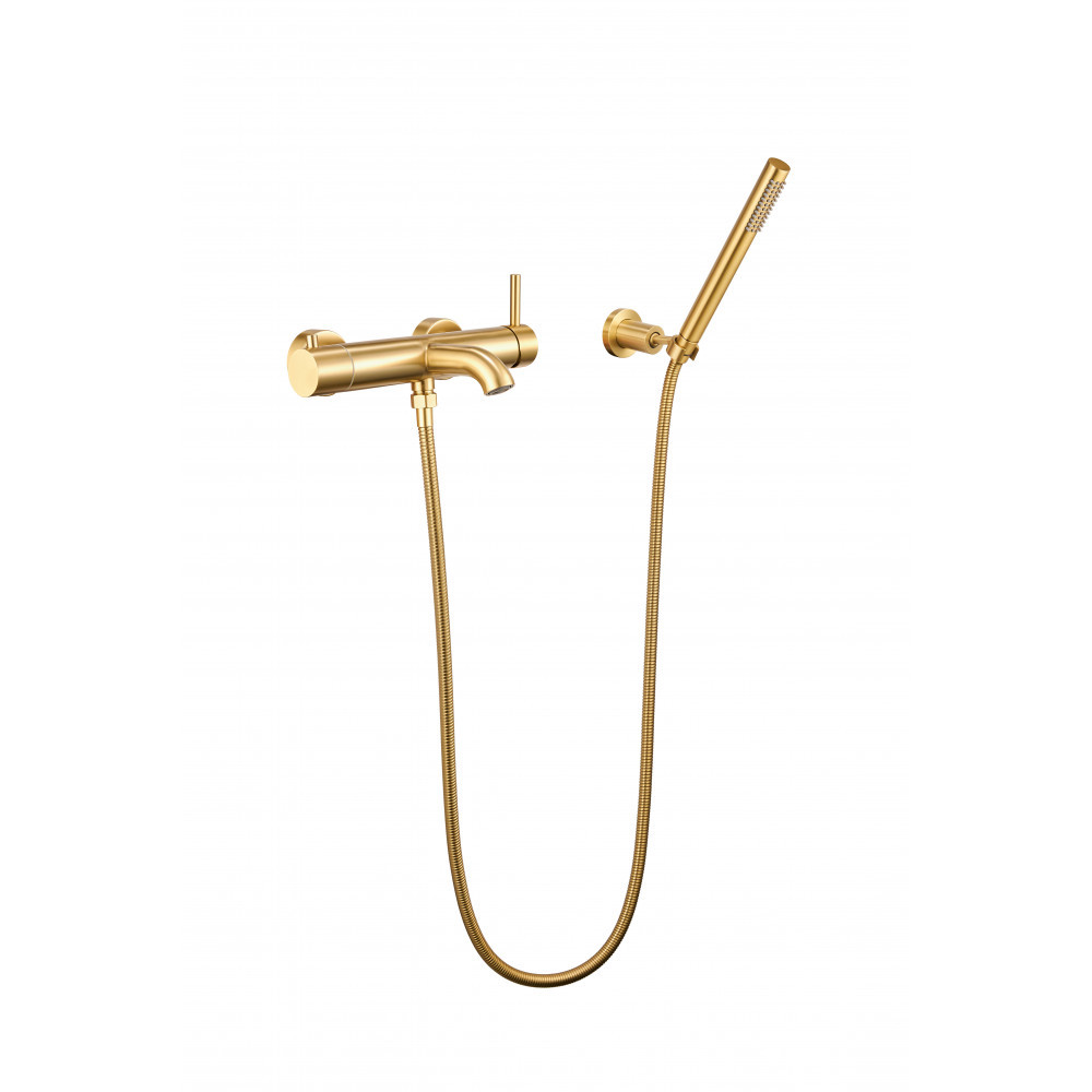 Изображение товара Смеситель для ванны Milacio Ultra MCU.350.GD однорычажный с душевой лейкой золотой