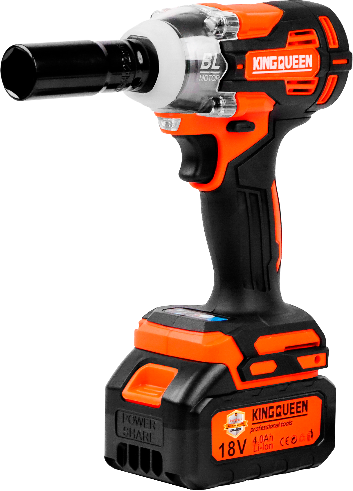 Изображение товара Гайковерт аккумуляторный бесщеточный Kingqueen KQ286 с подсветкой