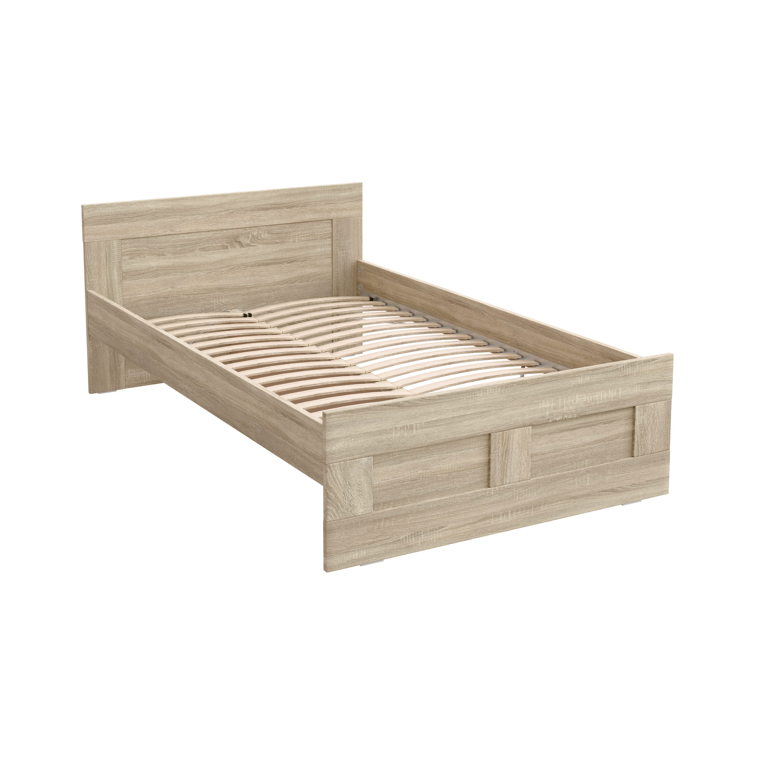 Изображение товара Кровать Гуд лакк Сириус 200x120 см скандинавский дизайн белый бежевый