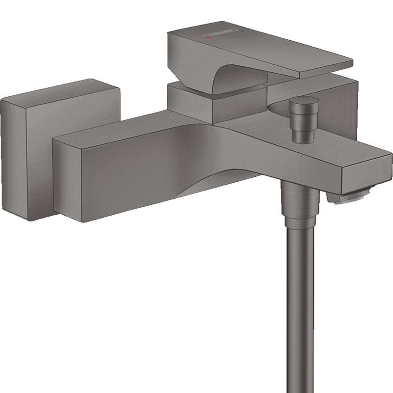 Изображение товара Смеситель для ванны Hansgrohe Metropol 32540340 однорычажный цвет черный металлик Изображение товара Смеситель для ванны Hansgrohe Metropol 32540340 однорычажный цвет черный металлик
