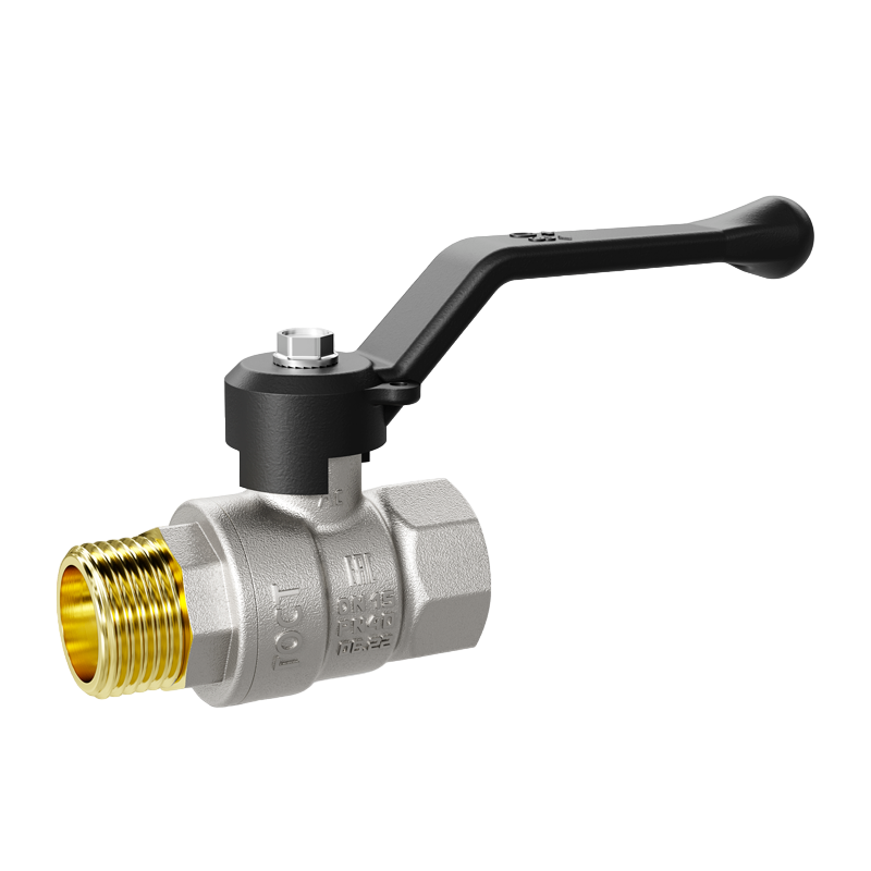 Изображение товара Кран шаровой прямой LD Pride DN50 PN25 2" НР/ВР латунь ручка рычаг