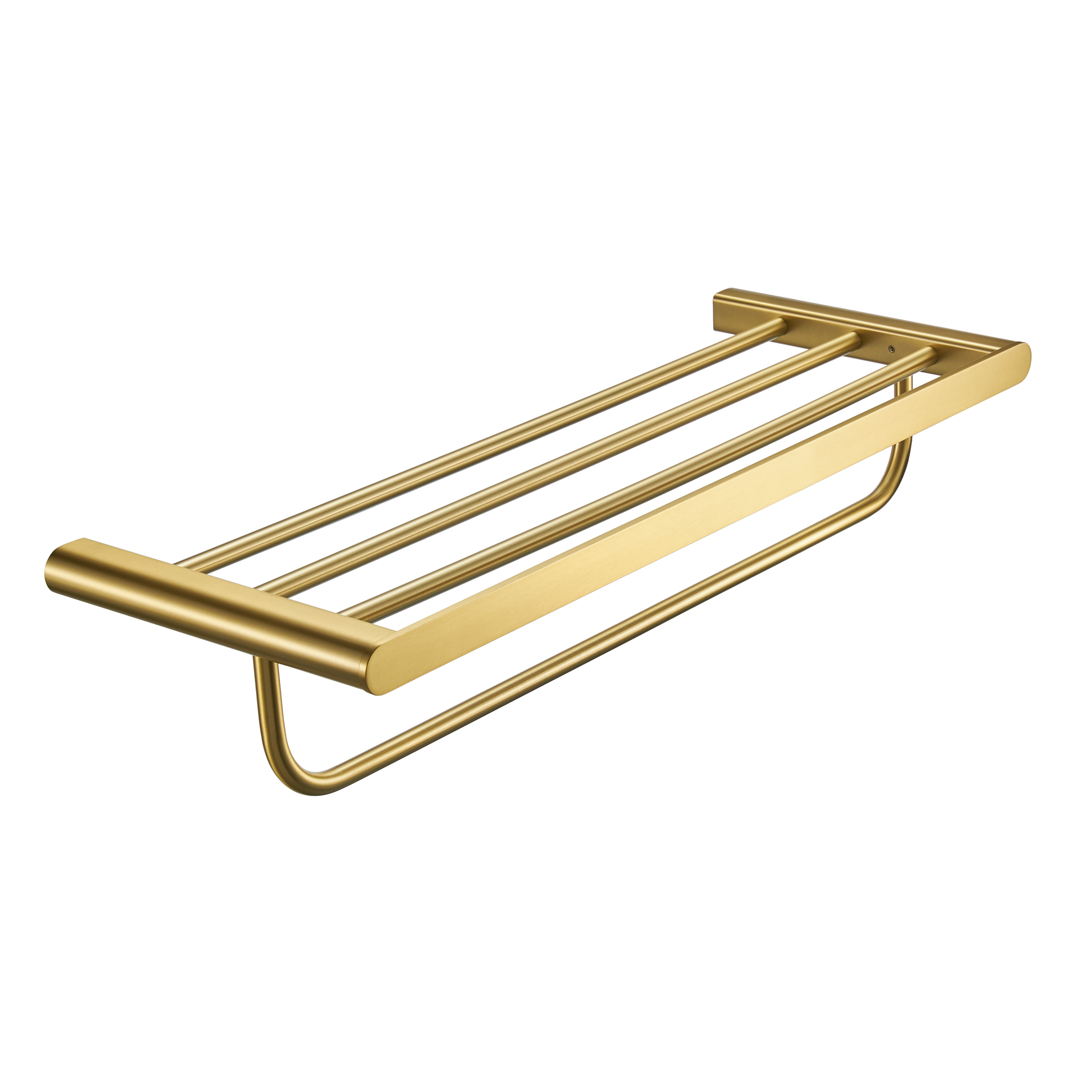 Изображение товара Полка для полотенец MILACIO Ultra MCU.965.GD настенная золото для ванной комнаты