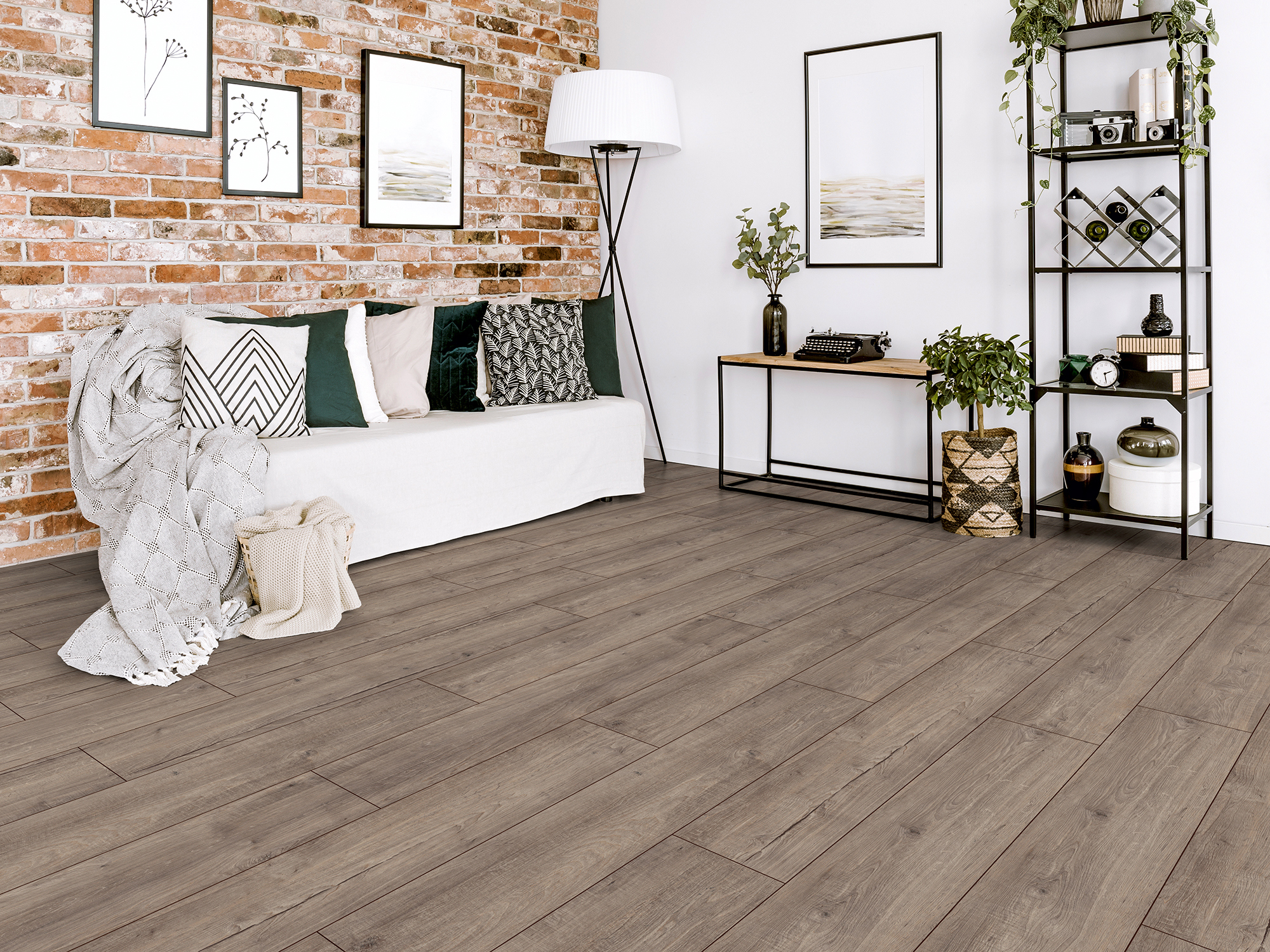 Изображение товара Ламинат Kronotex Exquisit Plus Дуб Бодега Серый 32 класс 8 мм 2.69 м²