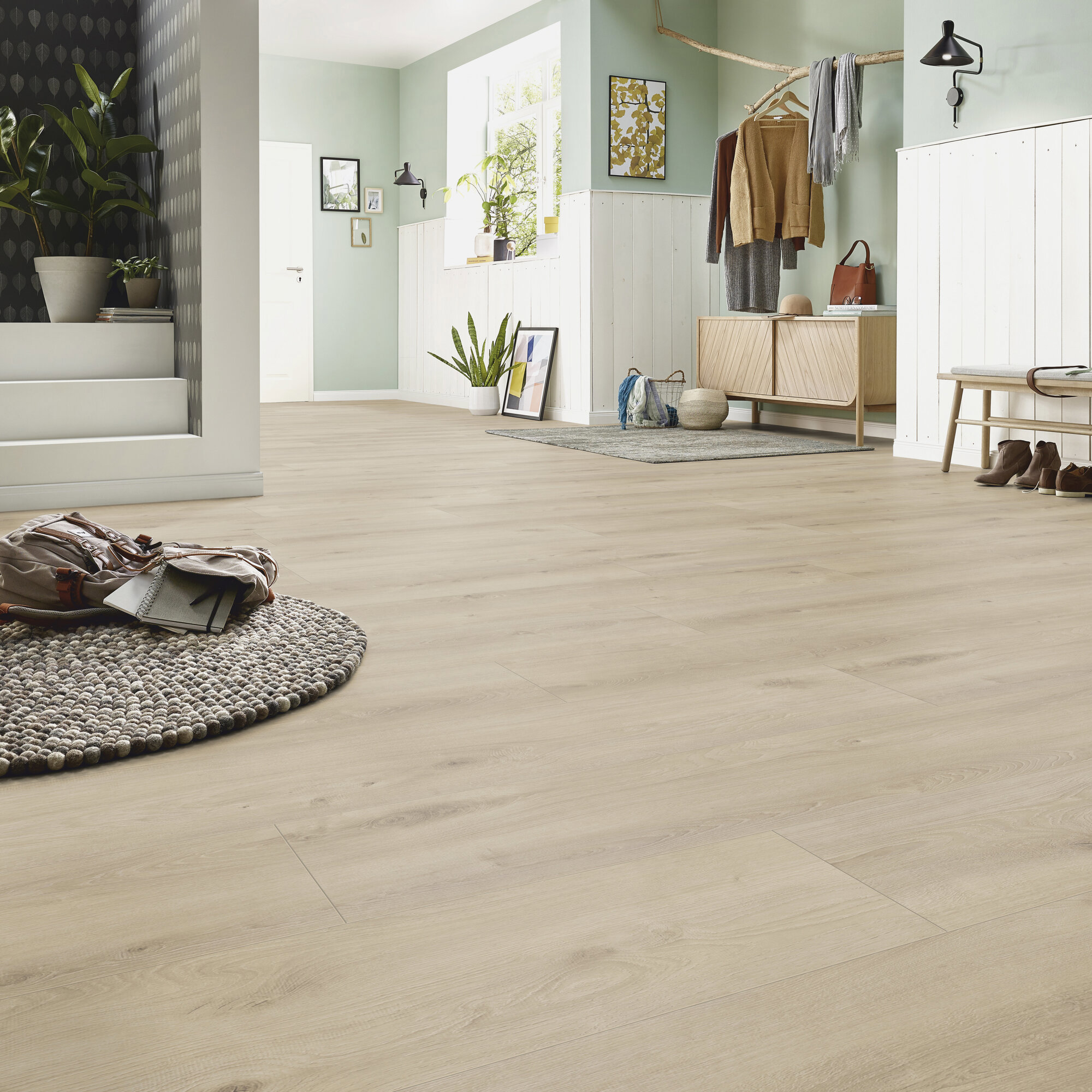 Изображение товара Ламинат Kronotex Exquisit Plus Дуб Кашмир 8 мм 1380x244 мм AC4 2.69 м²