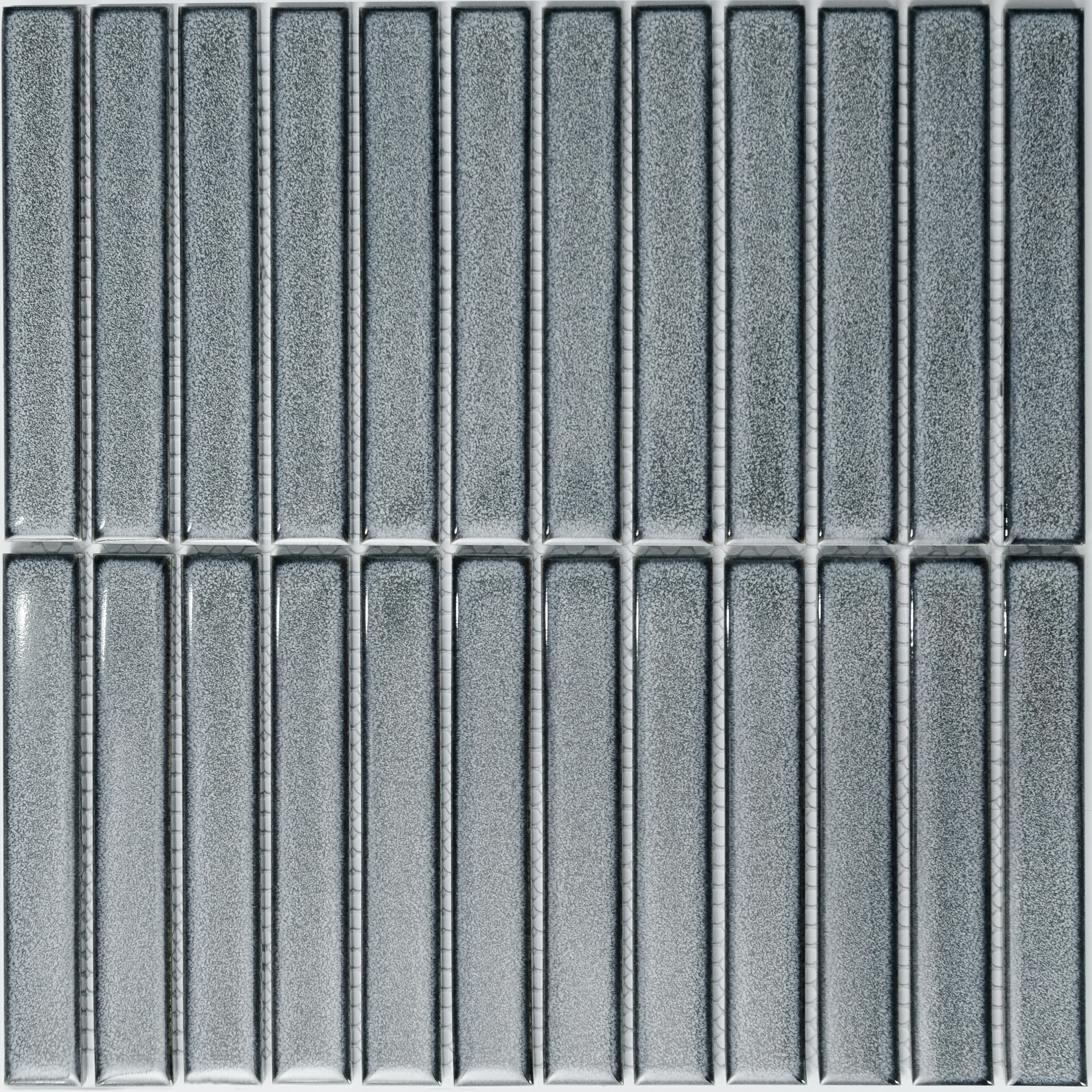 Изображение товара Декоративная керамическая мозаика NSMOSAIC 30x29.6 см серый/серебристый для интерьера и бассейна