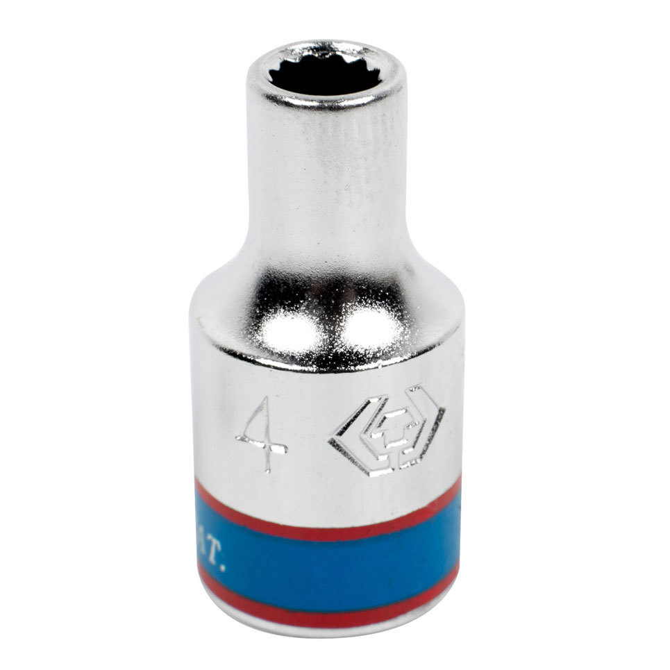 Изображение товара Торцевая головка двенадцатигранная King Tony 4 мм 1/4 дюйма 233004M