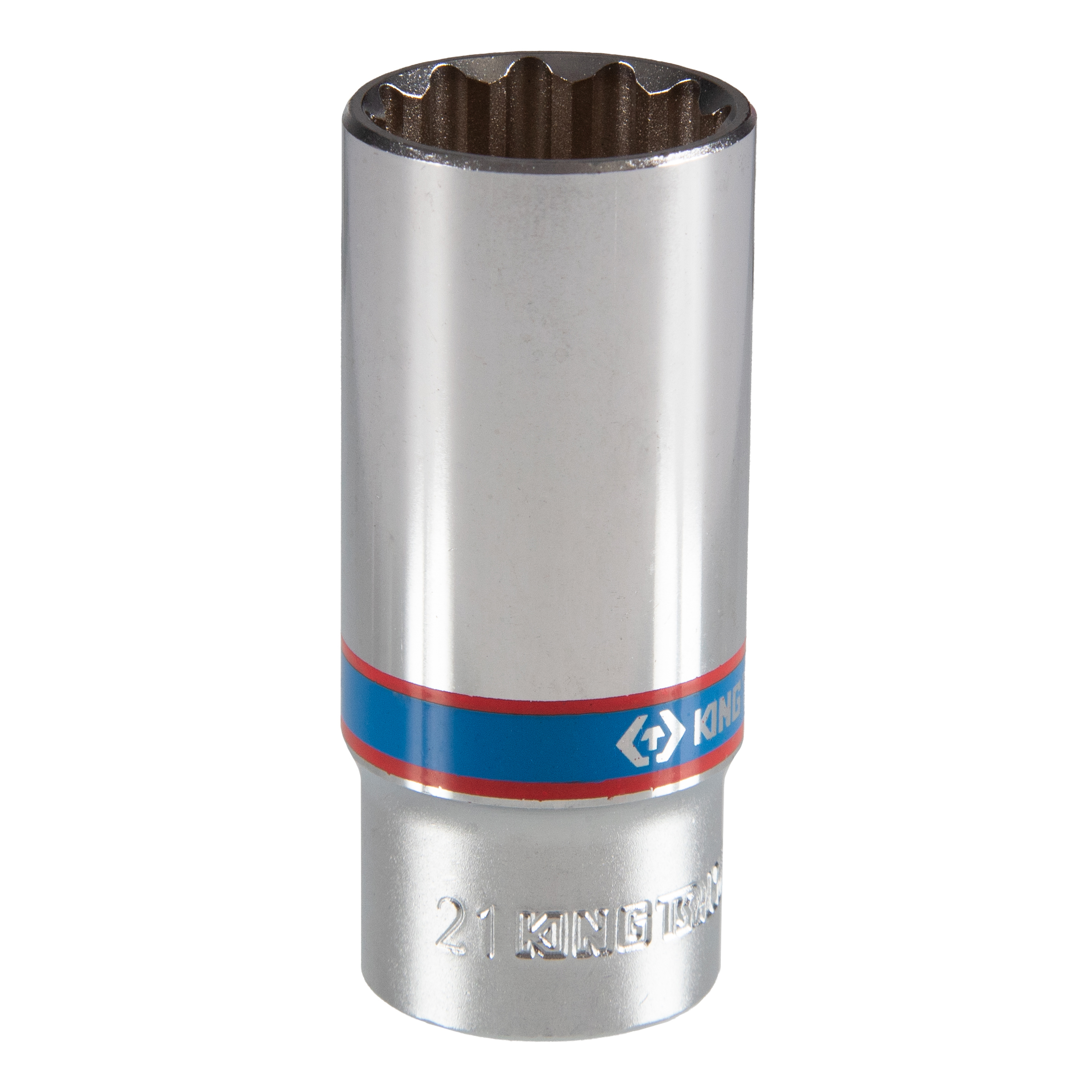 Изображение товара Торцевая головка удлиненная двенадцатигранная King Tony 21 мм 3/8