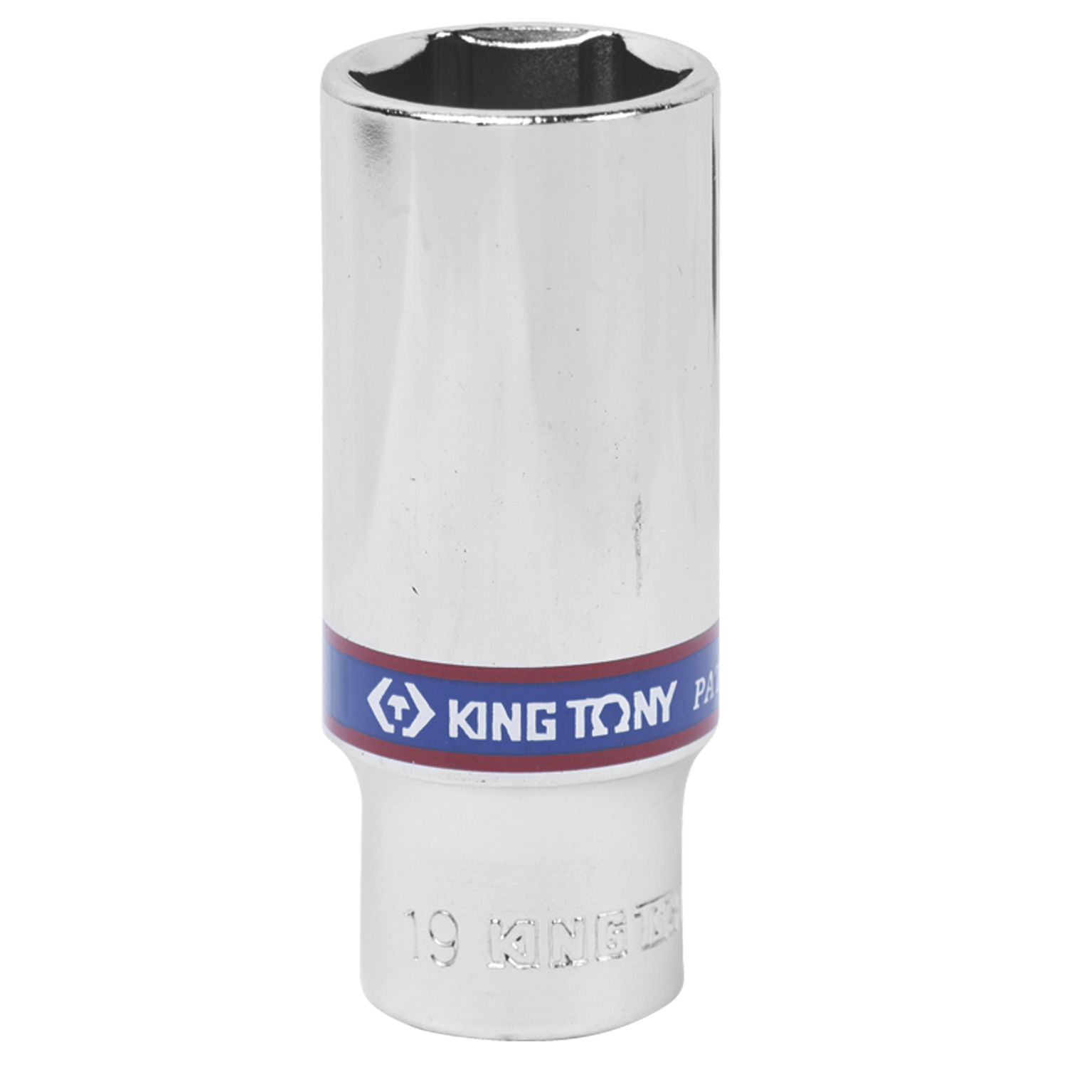 Изображение товара Торцевая удлиненная шестигранная головка 19 мм 3/8 KING TONY 323519M