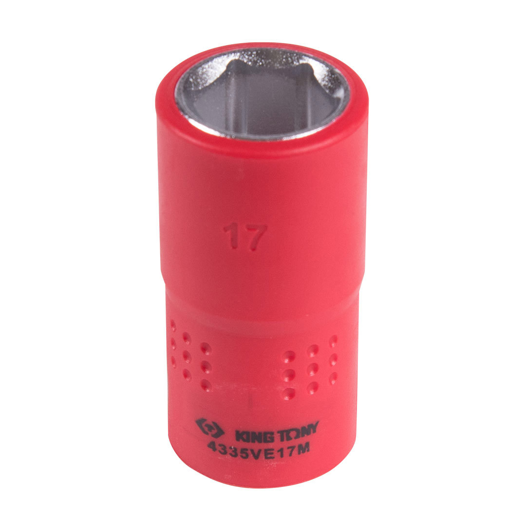 Изображение товара Диэлектрическая шестигранная торцевая головка KING TONY 4335VE17M 17 мм