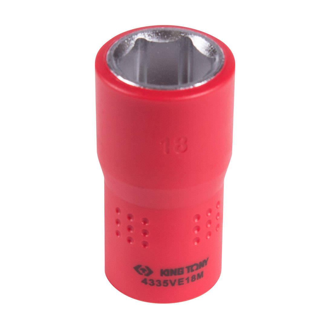 Изображение товара Торцевая головка диэлектрическая King Tony 4335VE18M 18 мм 1/2 дюйма