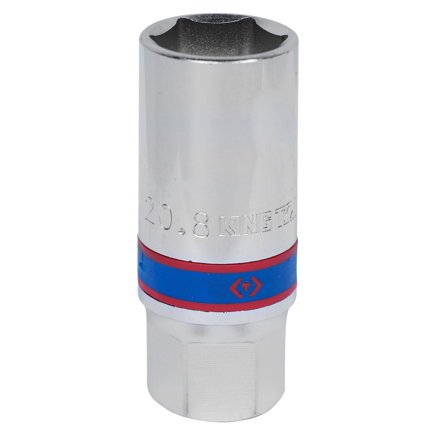 Изображение товара Торцевая головка свечная шестигранная KING TONY 466521C 21 мм 1/2 дюйма хромированная