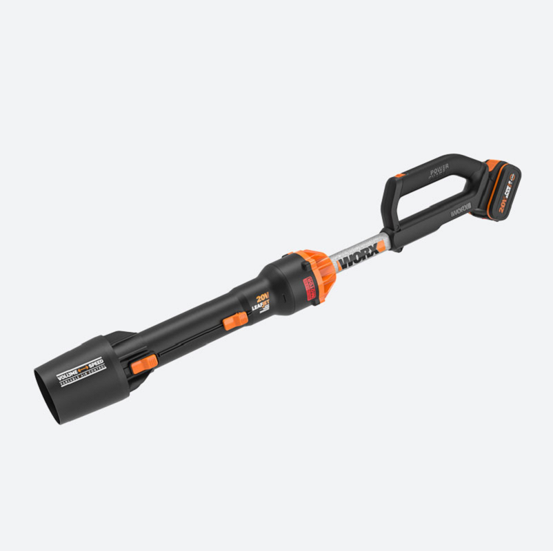 Изображение товара Воздуходувка садовая аккумуляторная Worx WG543E 20 В, АКБ и ЗУ в комплекте Изображение товара Воздуходувка садовая аккумуляторная Worx WG543E 20 В, АКБ и ЗУ в комплекте