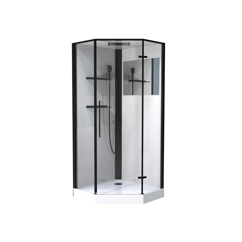 Изображение товара Душевая кабина Esbano Eskm90prr пятиугольная 90х90см 215см стильная и надежная