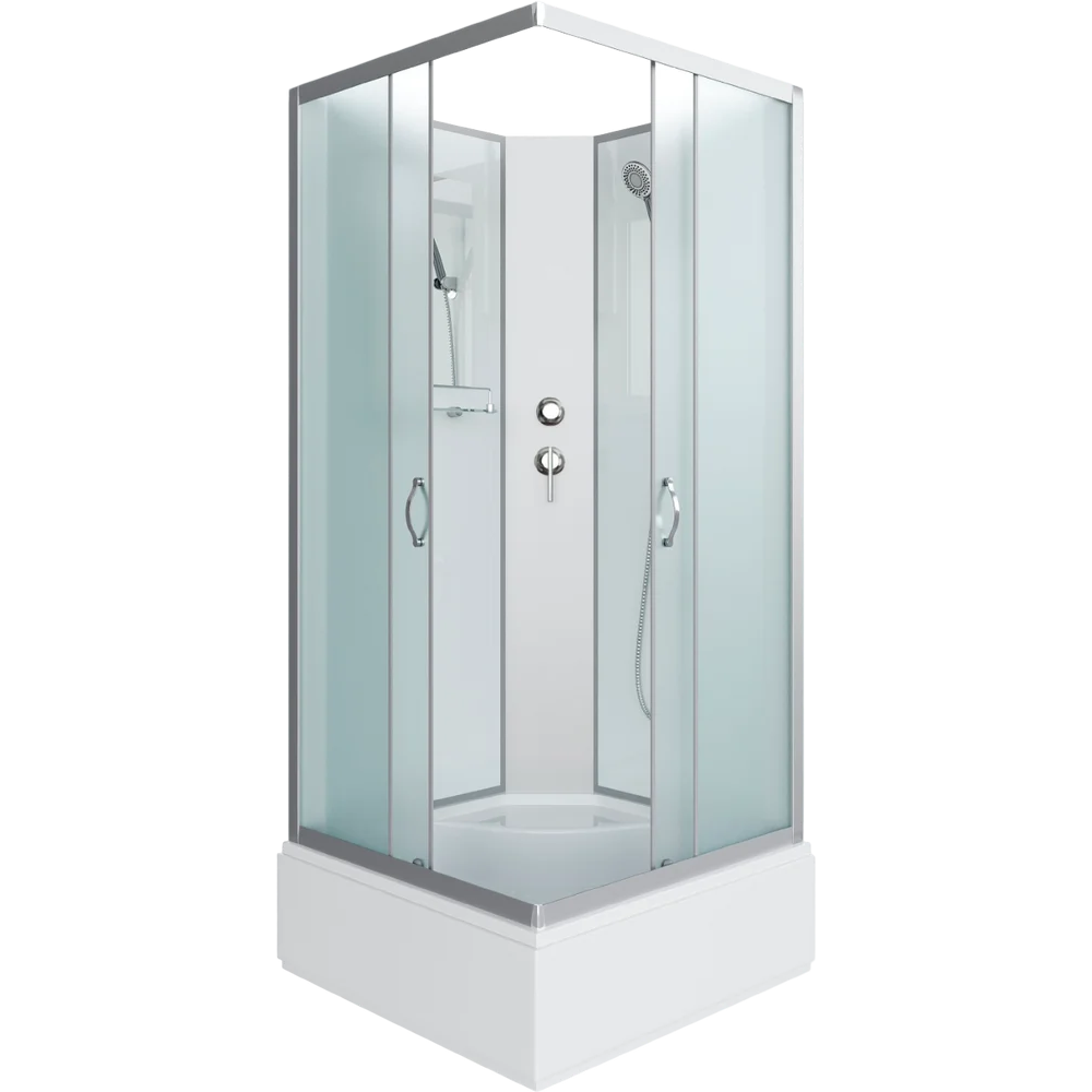 Изображение товара Душевая кабина Niagara Classic NG-1108-14BK 90x90 см квадратная без крыши