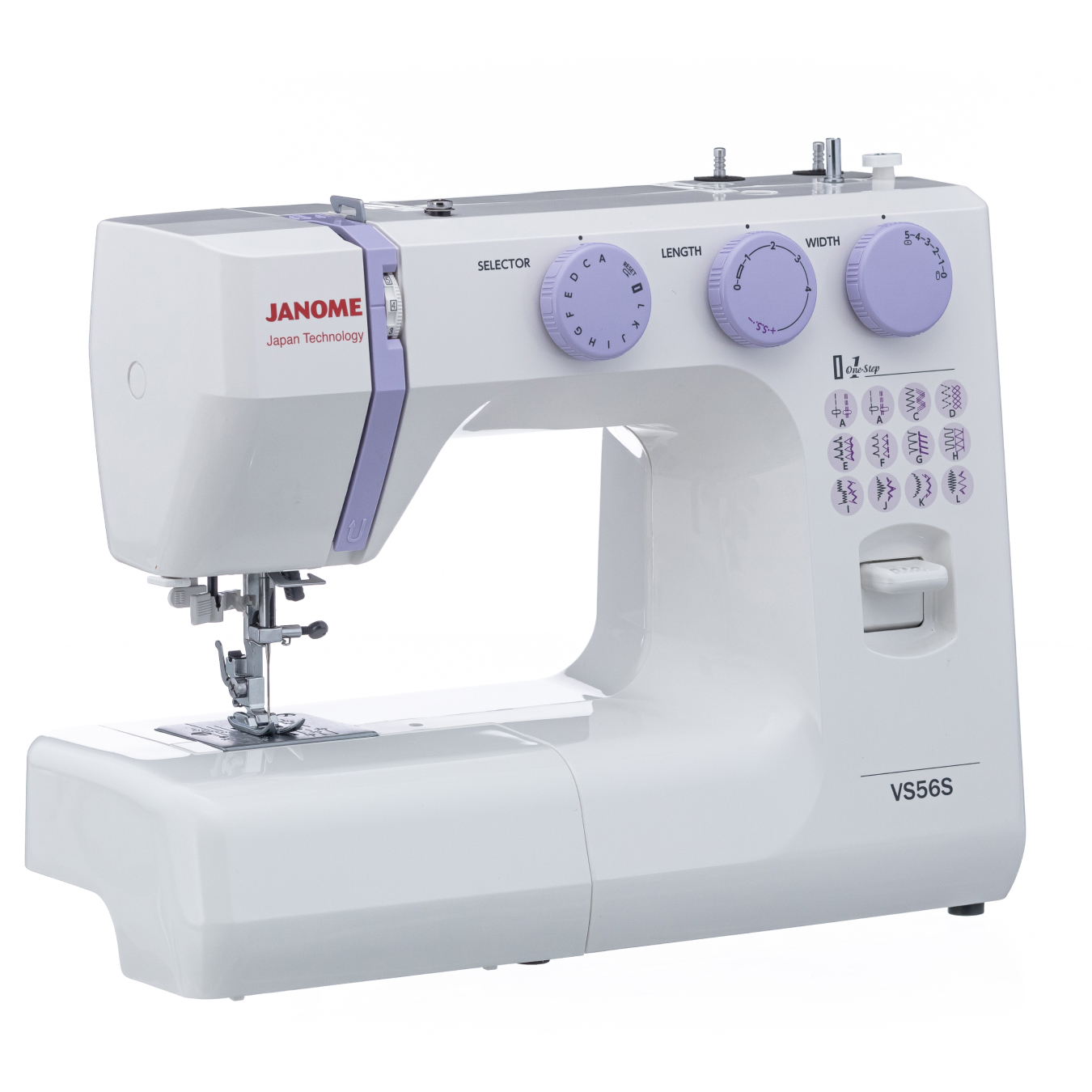 Изображение товара Швейная машина электромеханическая Janome Vs56s 860 ст/мин цвет белый