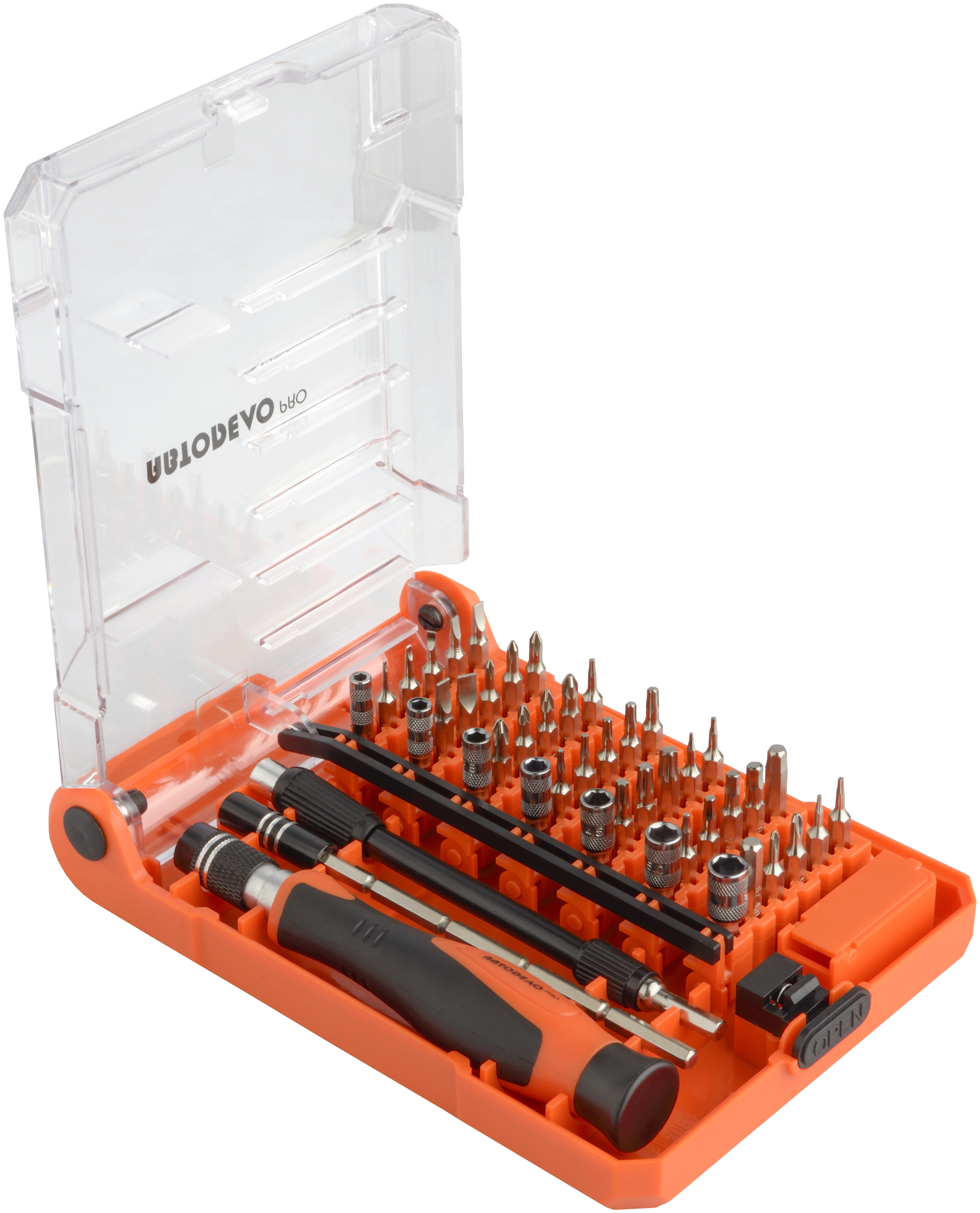 Изображение товара Набор отвертка со сменными насадками АВТОДЕЛО 36734 45 шт