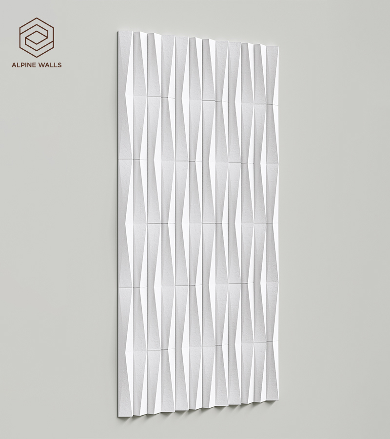 Изображение товара Декоративная панель 3D ALPINE WALLS 2 Белый 1200x600x25 мм
