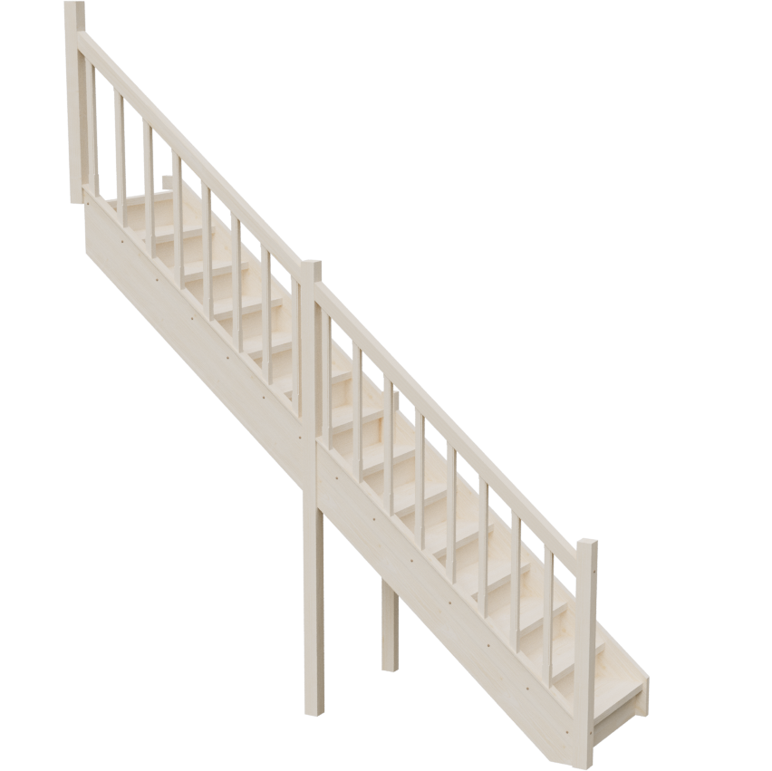 Изображение товара Межэтажная прямая лестница Stairshop ЛЕС-СЛШ3 с ограждением слева Изображение товара Межэтажная прямая лестница Stairshop ЛЕС-СЛШ3 с ограждением слева